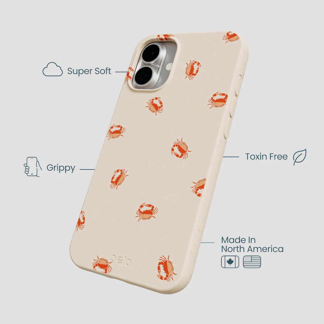 Seashell Lil Crabby iPhone 16 Plus Case - Image 4