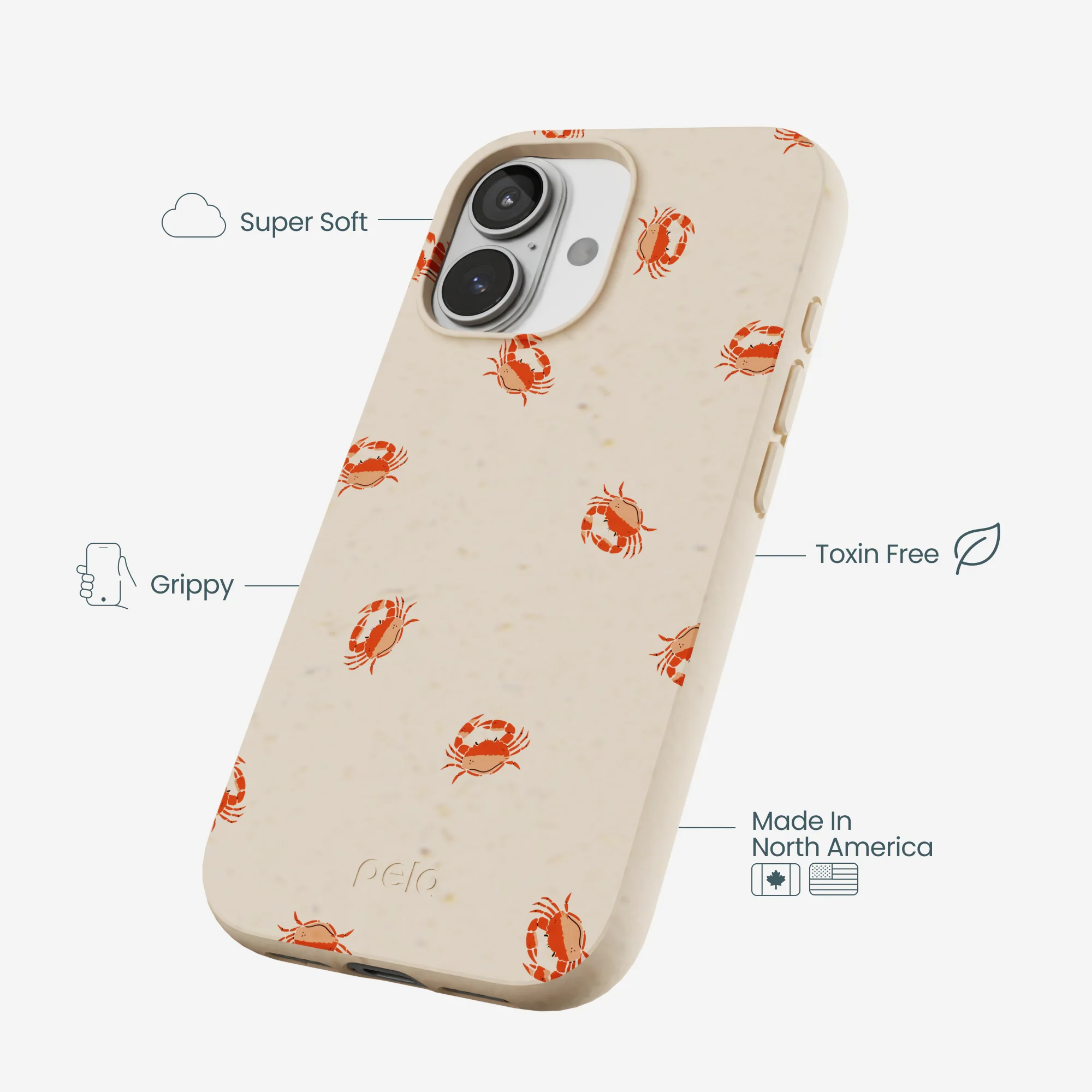 Seashell Lil Crabby iPhone 17 Case - Image 4