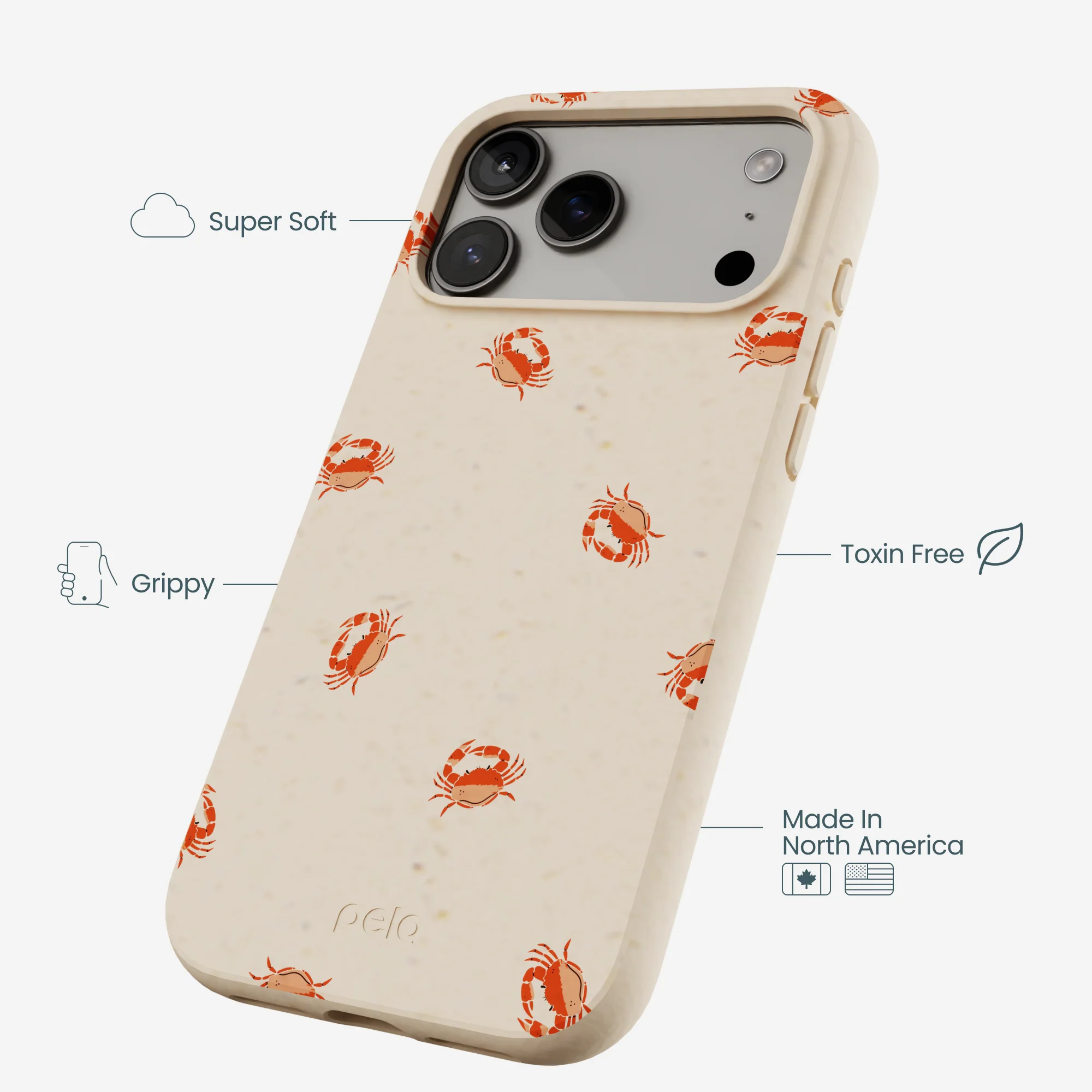 Seashell Lil Crabby iPhone 17 Pro Max Case - Image 4