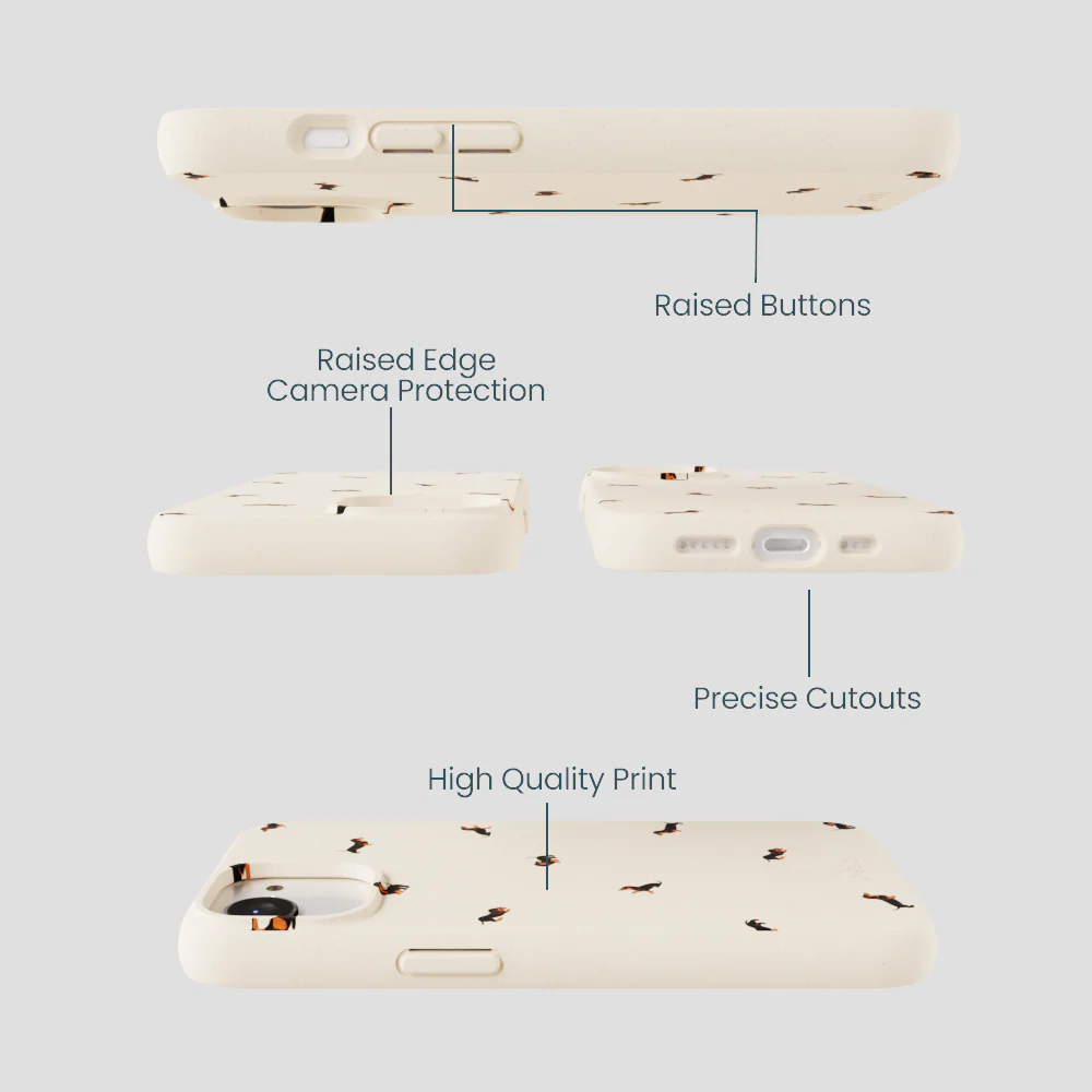 Seashell Lil Dachshunds iPhone 16e/17e Case - Image 3