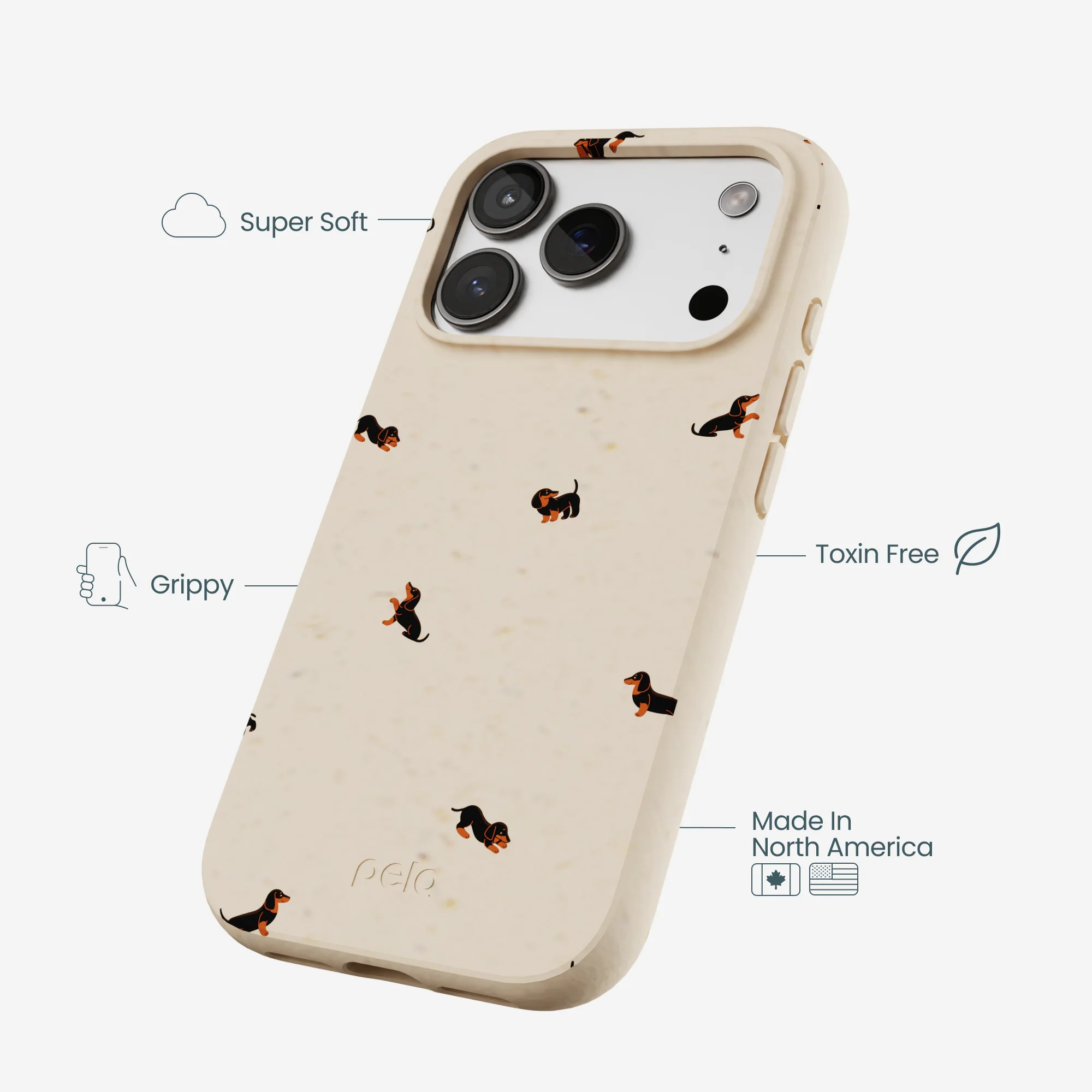 Seashell Lil Dachshunds iPhone 17 Pro Case - Image 4