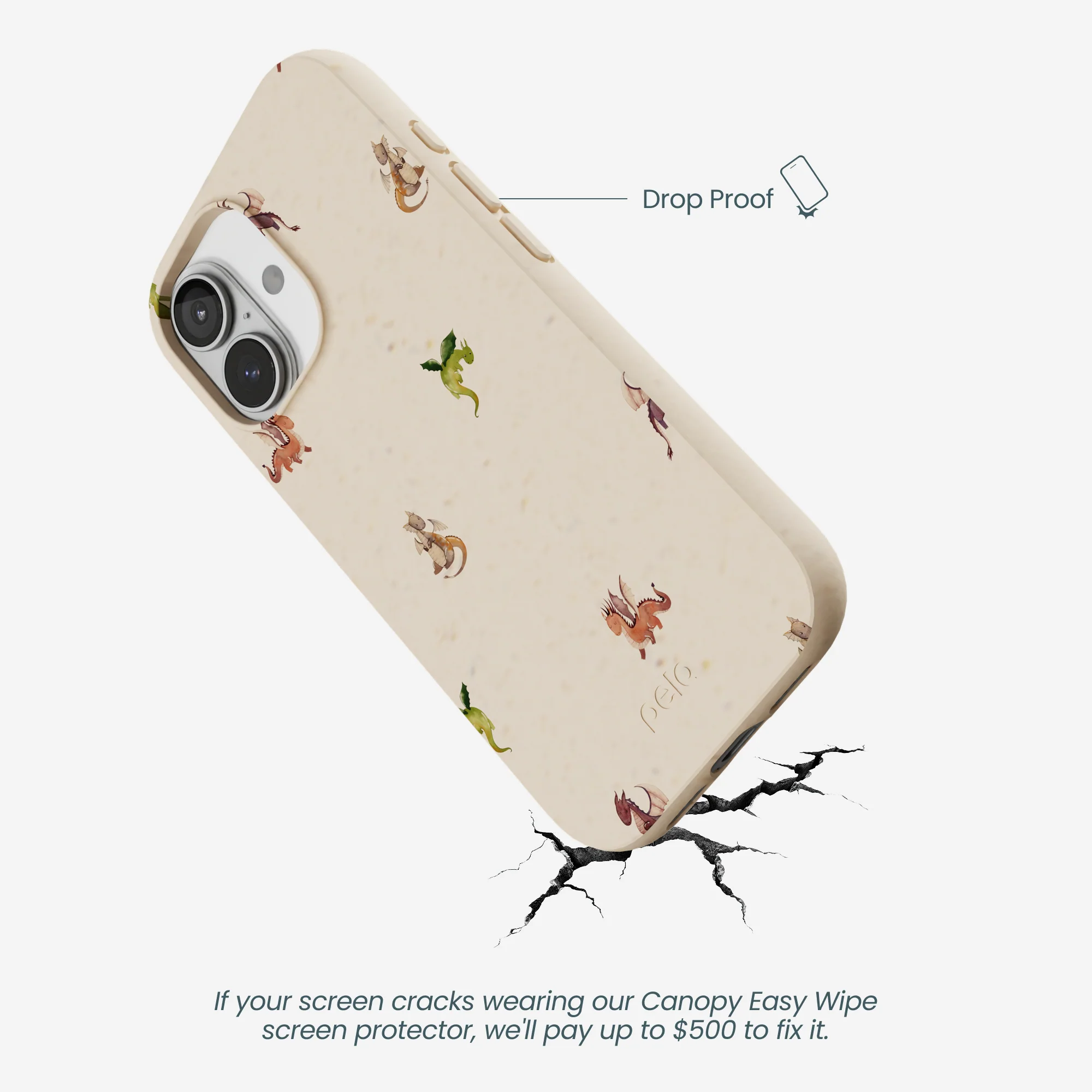 Seashell Lil Dragons iPhone 17 Case - Image 5