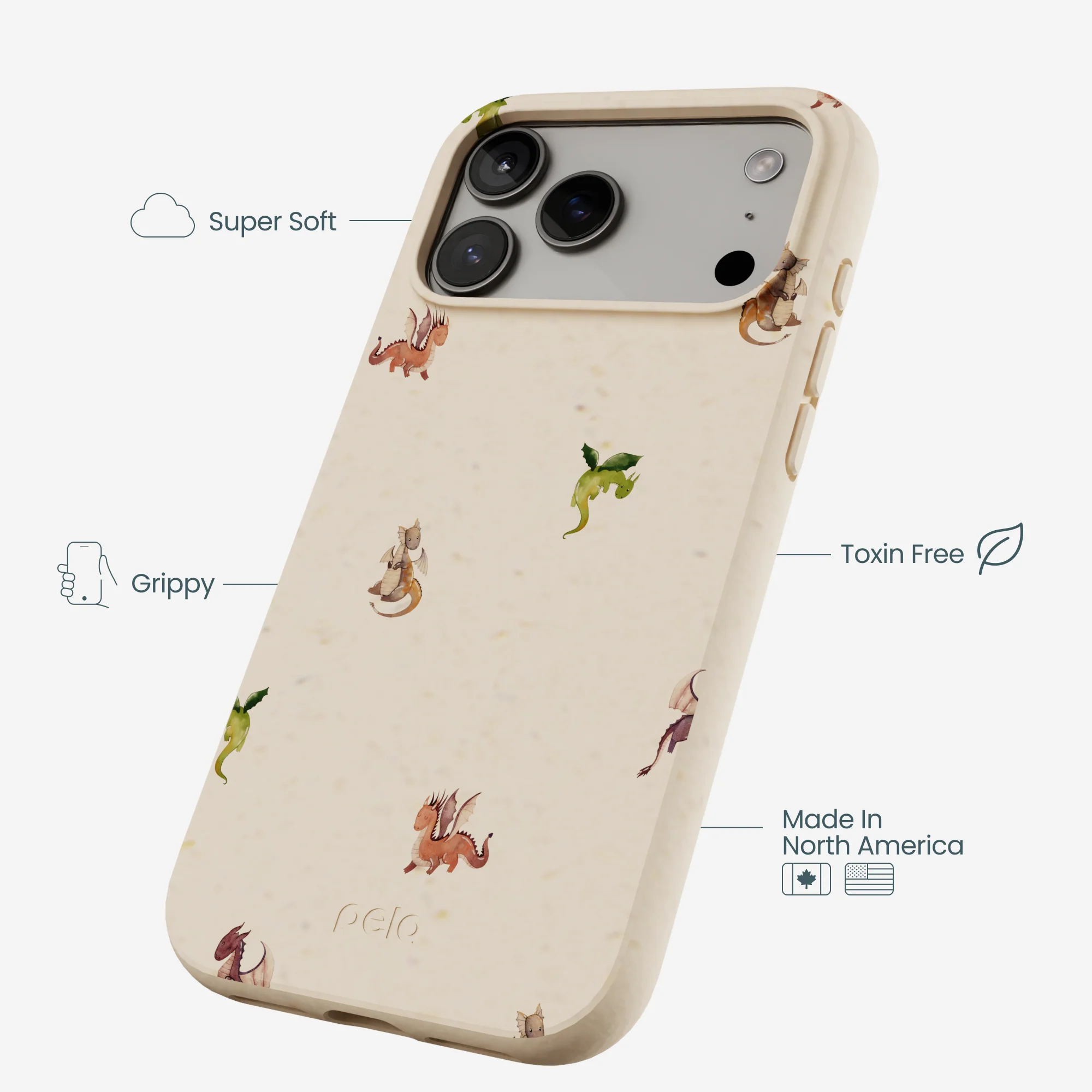 Seashell Lil Dragons iPhone 17 Pro Max Case - Image 4