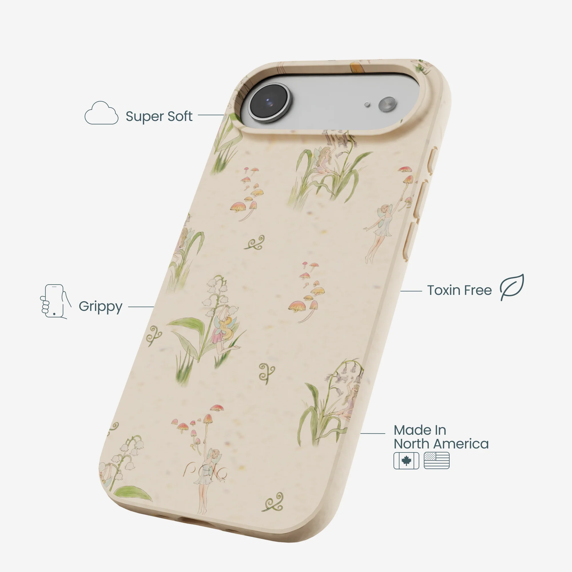 Seashell Lil Fairies iPhone Air Case - Image 4
