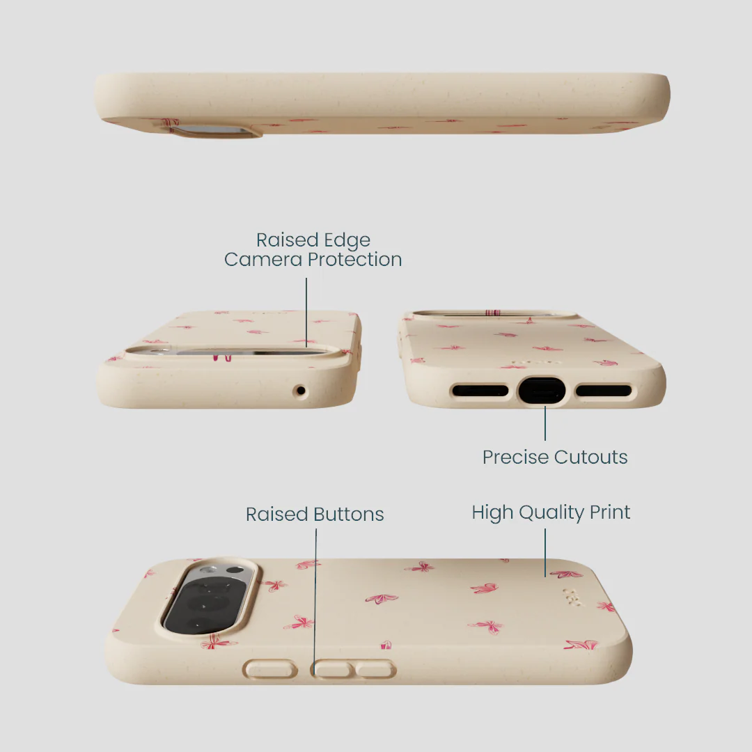 Seashell Lil Flutters Google Pixel 10/10 Pro Case - Image 3