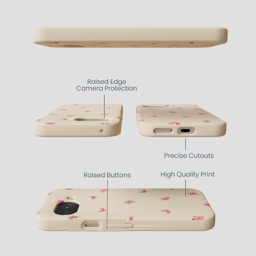 Seashell Lil Flutters Google Pixel 9a Case - Image 3