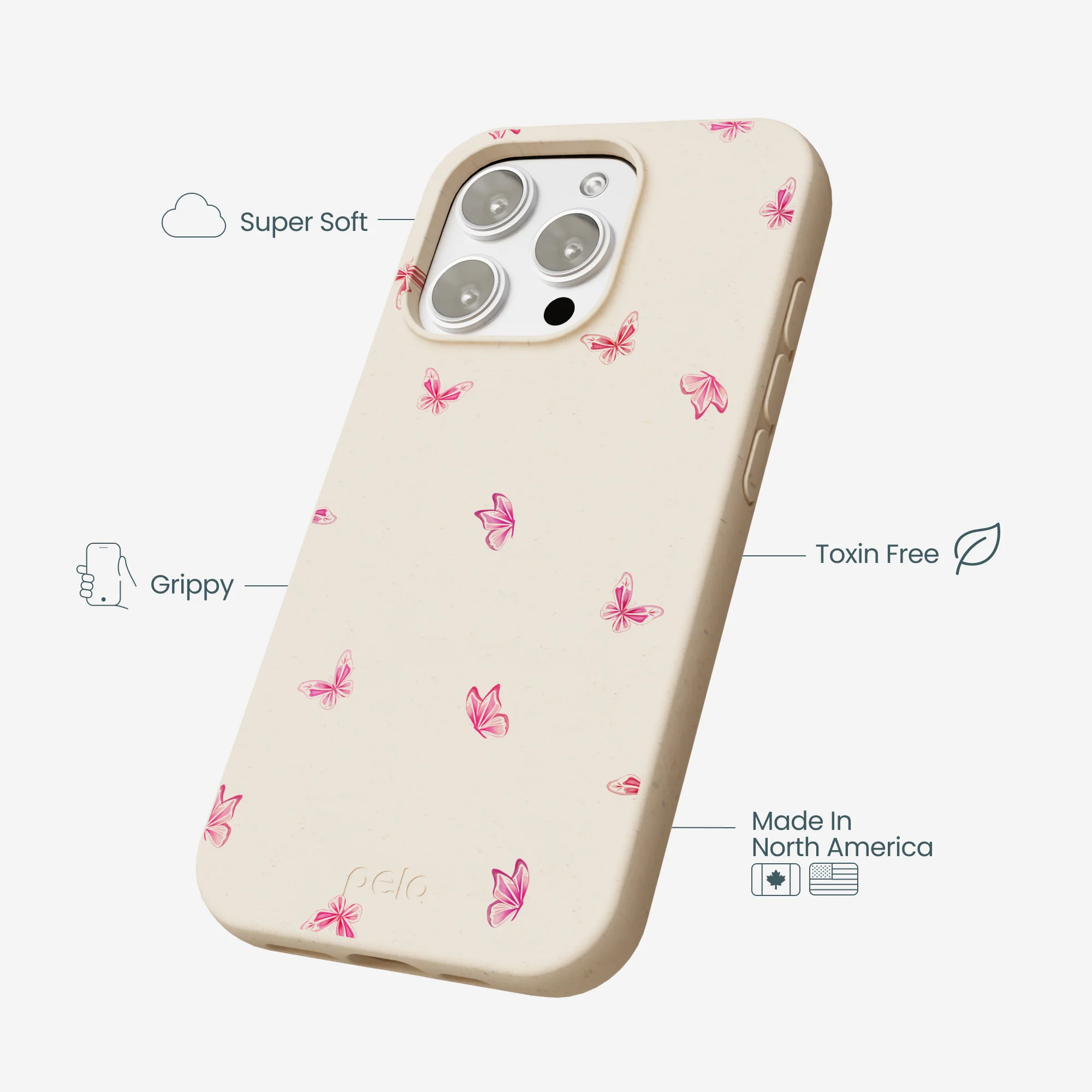 Seashell Lil Flutters iPhone 16 Pro Max Case - Image 4