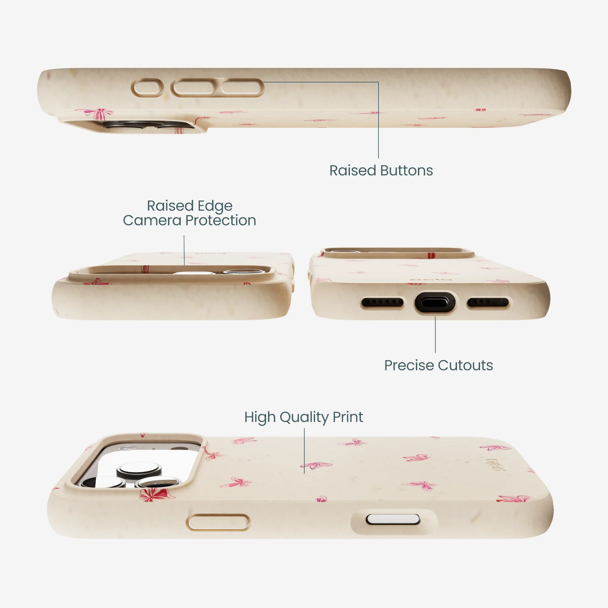 Seashell Lil Flutters iPhone 17 Pro Max Case - Image 3