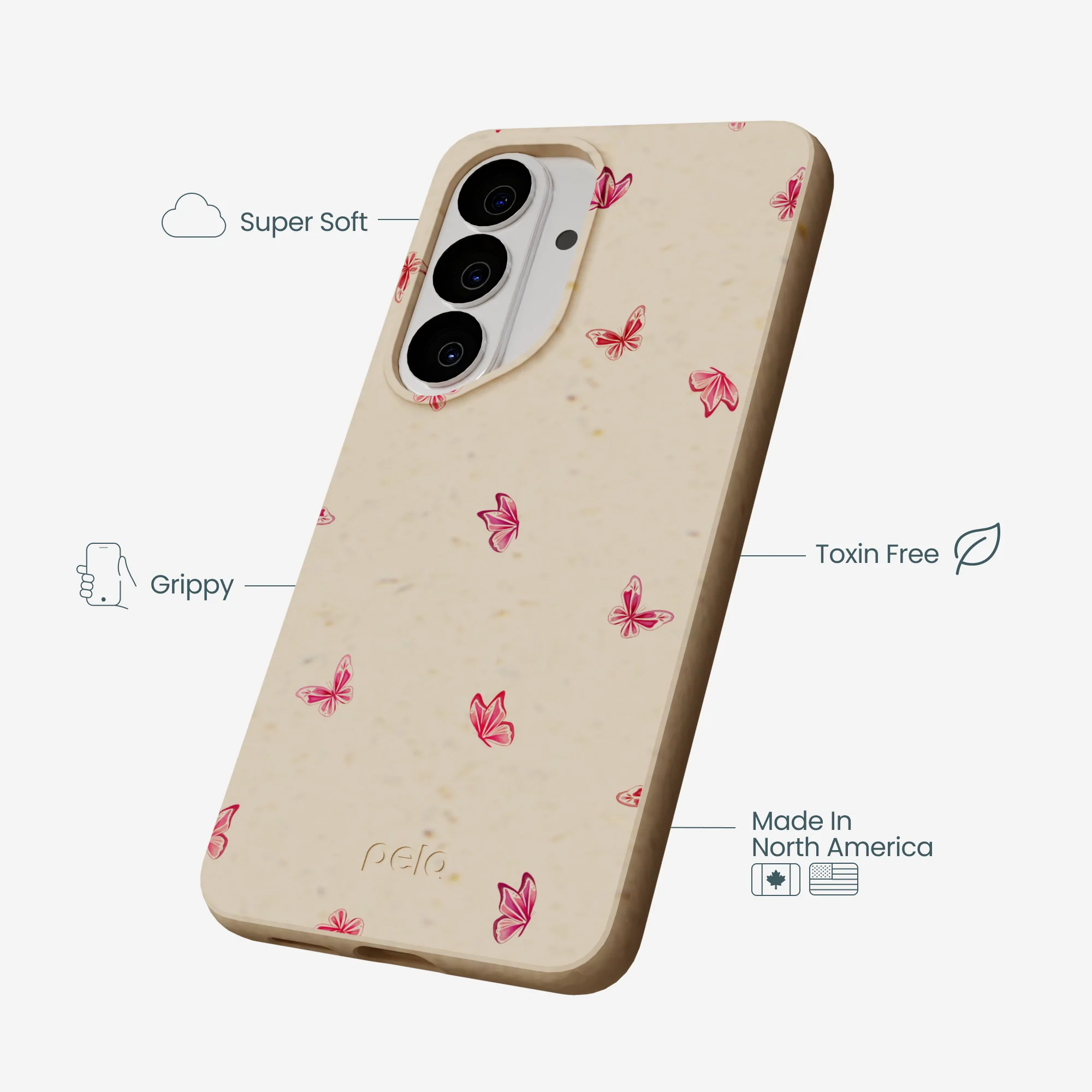 Seashell Lil Flutters Samsung Galaxy S26 Case - Image 4