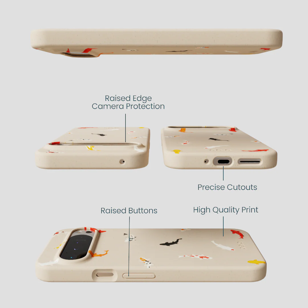 Seashell Lil Koi Google Pixel 9 Pro XL Case - Image 2