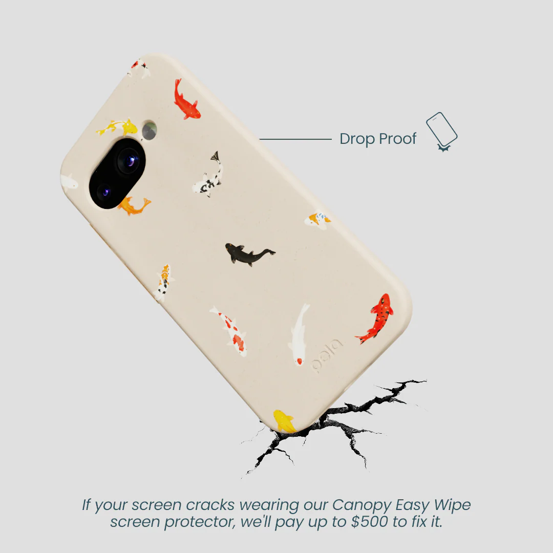 Seashell Lil Koi Google Pixel 9a Case - Image 4