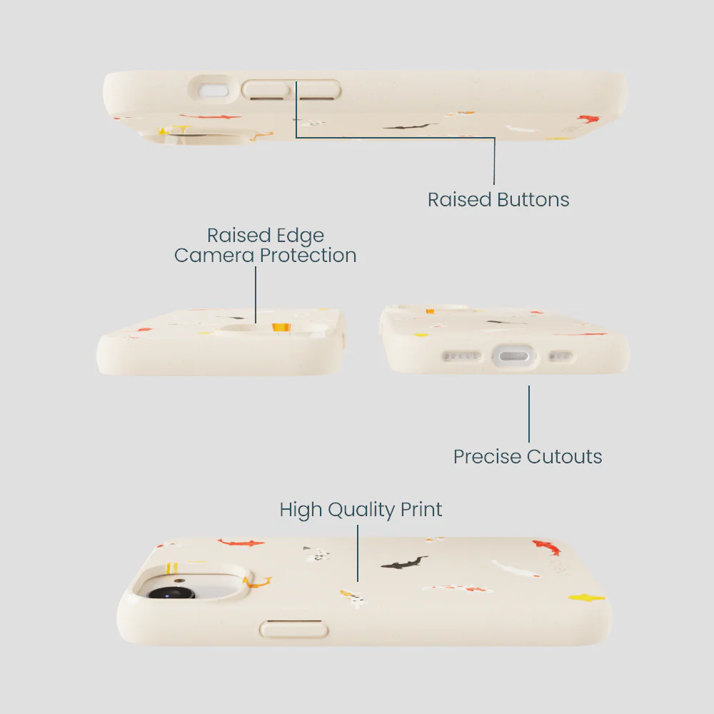 Seashell Lil Koi iPhone 16e/17e Case - Image 3