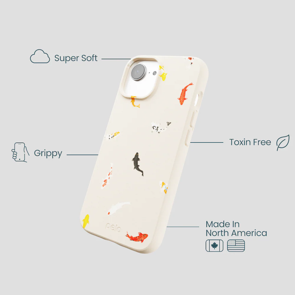 Seashell Lil Koi iPhone 16e/17e Case - Image 4