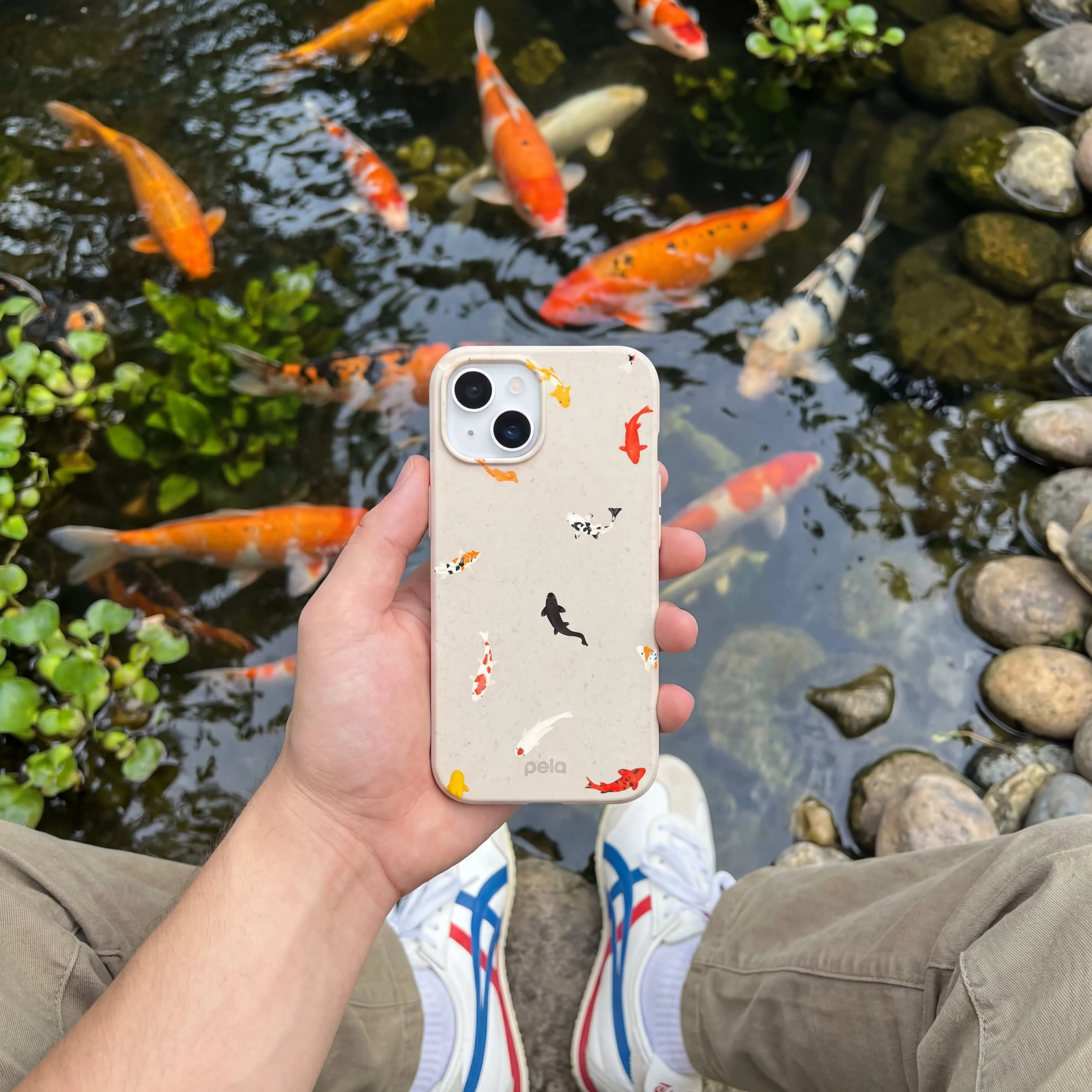 Seashell Lil Koi iPhone 17 Case - Image 2