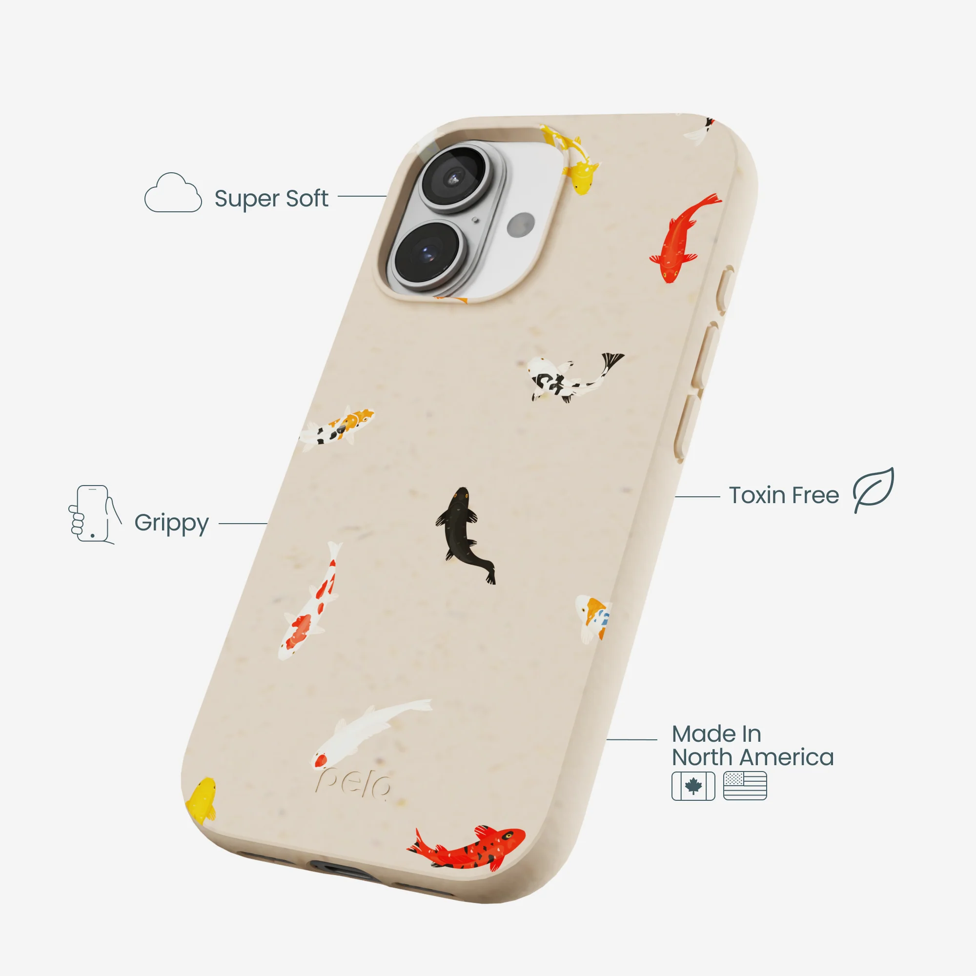 Seashell Lil Koi iPhone 17 Case - Image 4