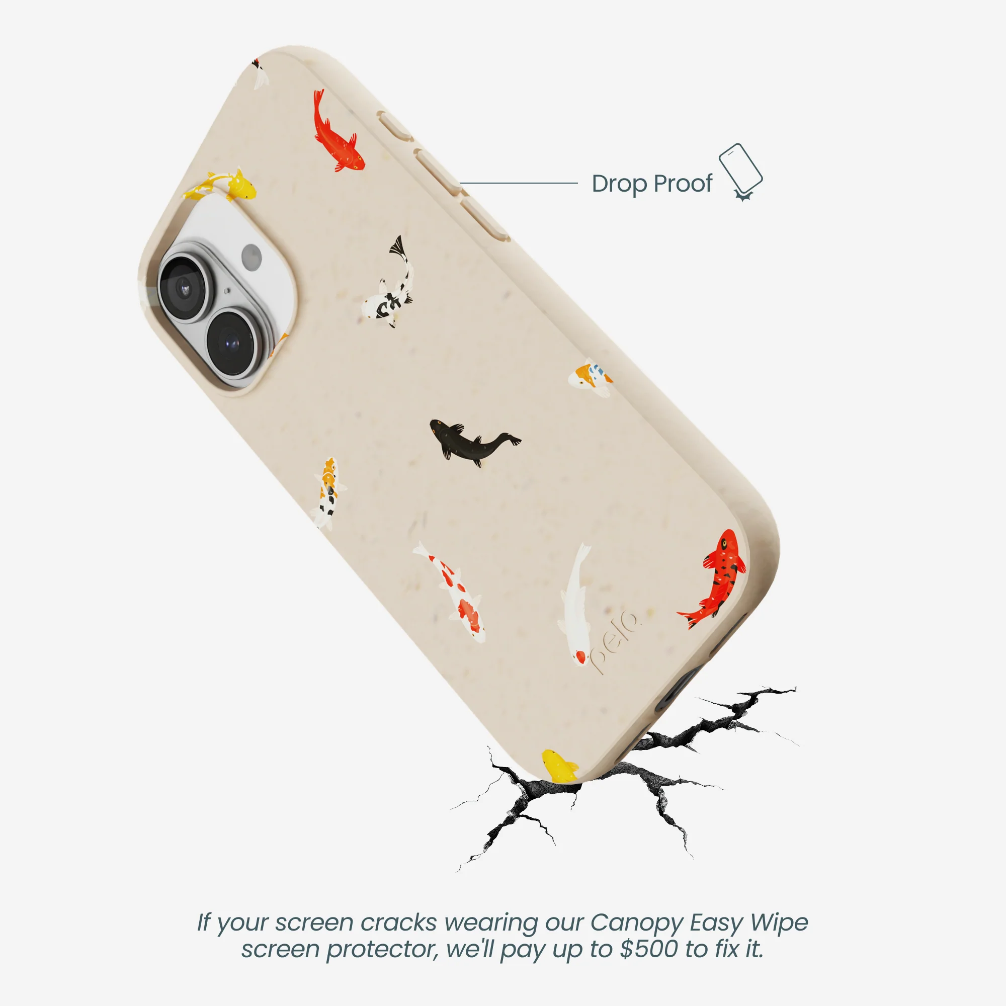 Seashell Lil Koi iPhone 17 Case - Image 5
