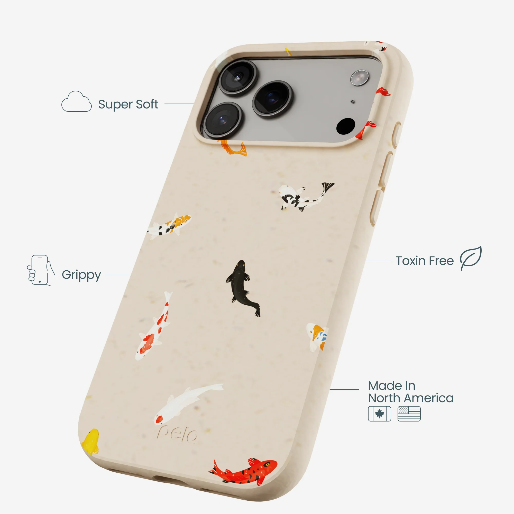 Seashell Lil Koi iPhone 17 Pro Max Case - Image 4