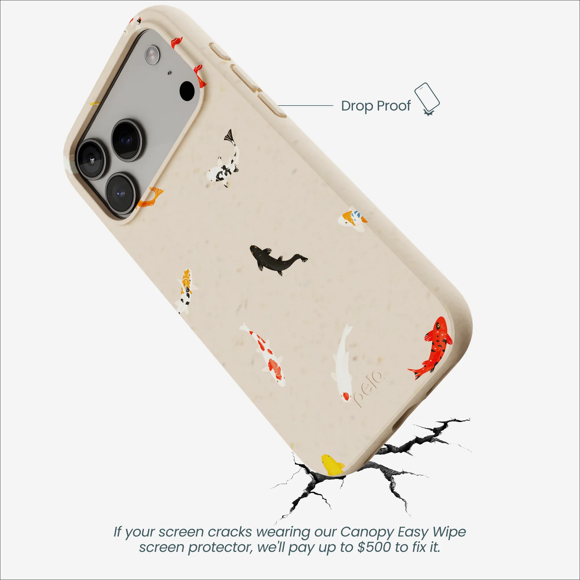 Seashell Lil Koi iPhone 17 Pro Max Case - Image 5