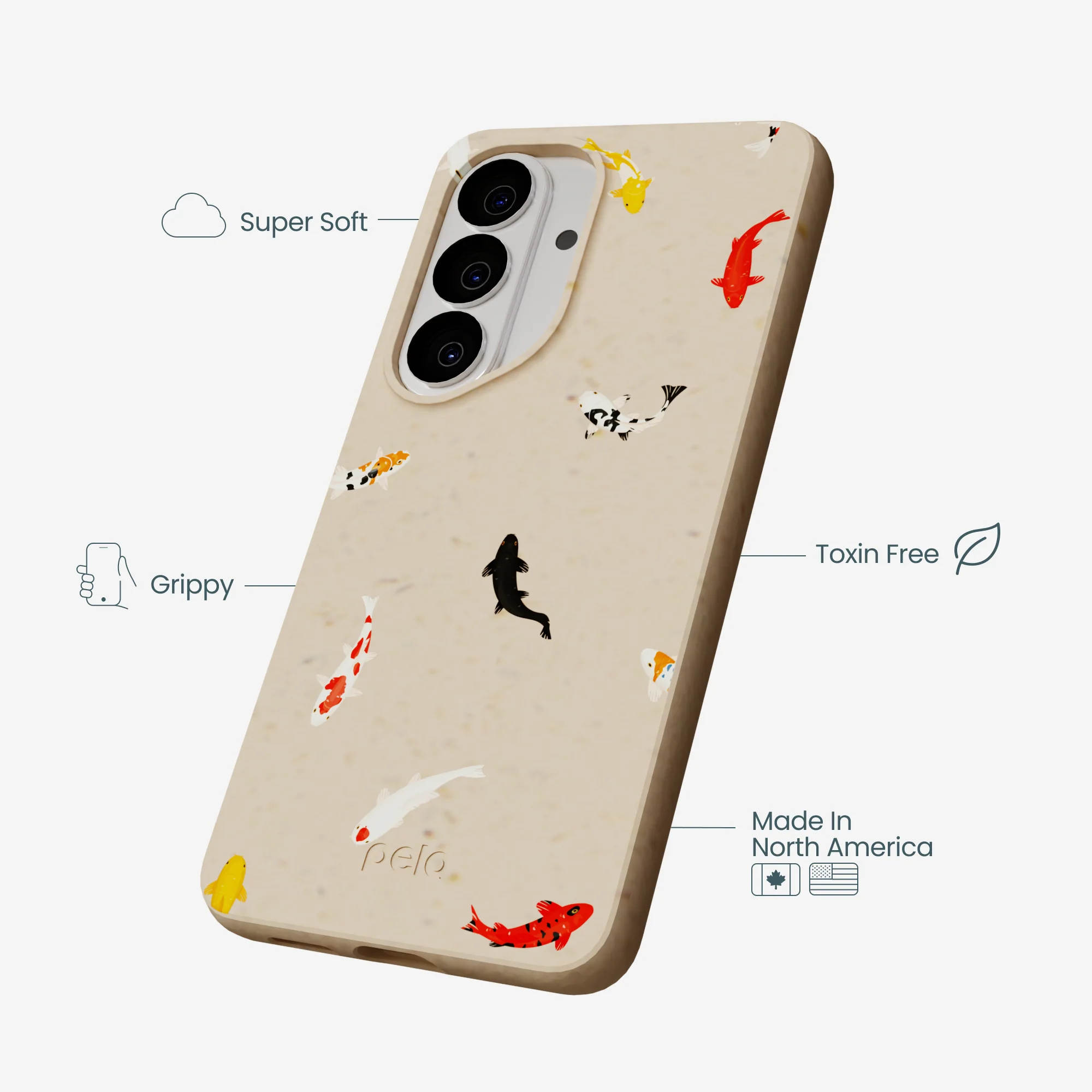 Seashell Lil Koi Samsung Galaxy S26 Case - Image 3