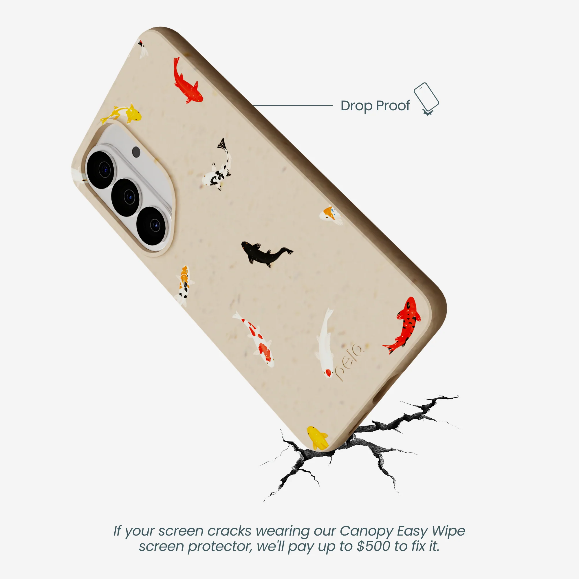 Seashell Lil Koi Samsung Galaxy S26 Case - Image 4