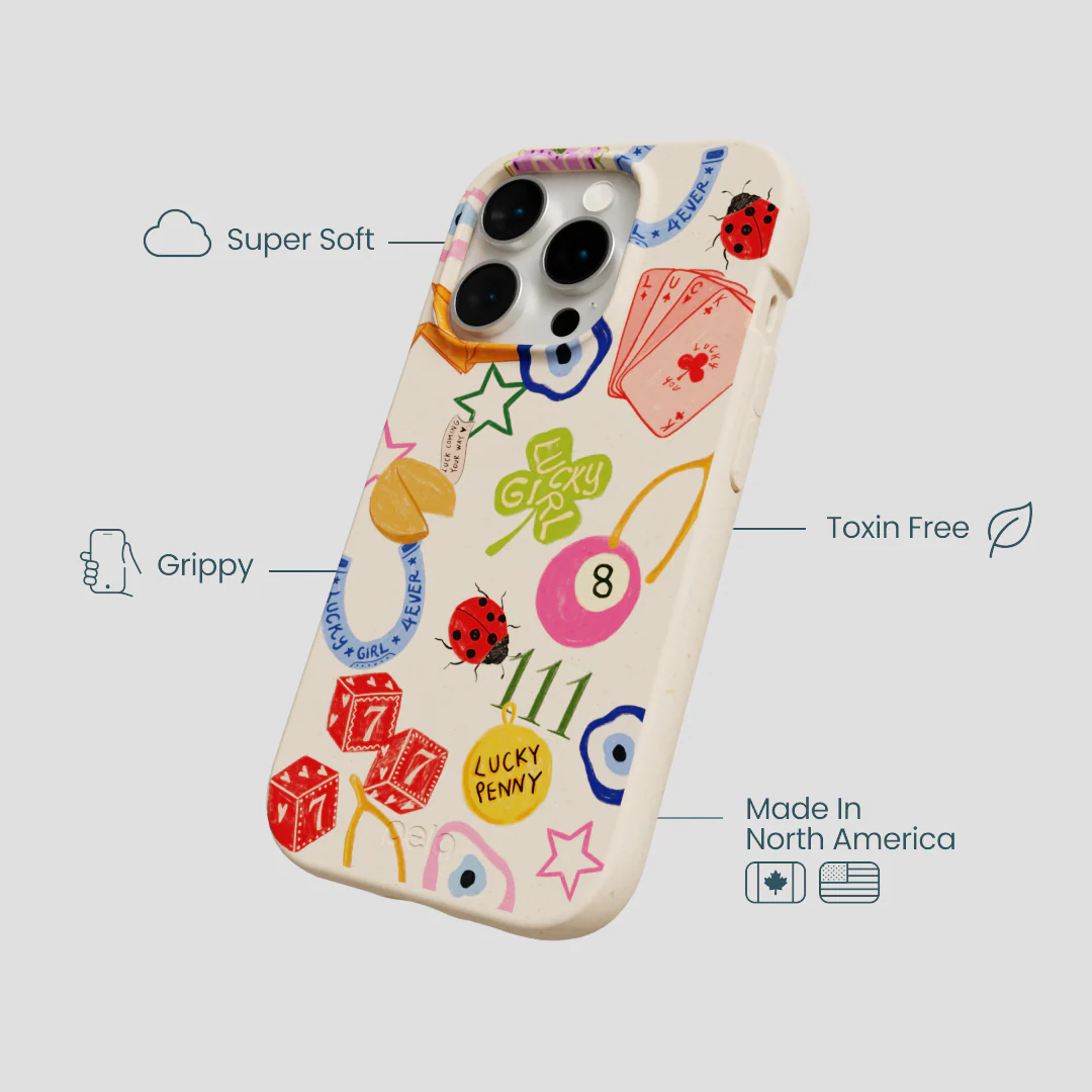 Seashell Lucky Me iPhone 14 Pro Case - Image 4
