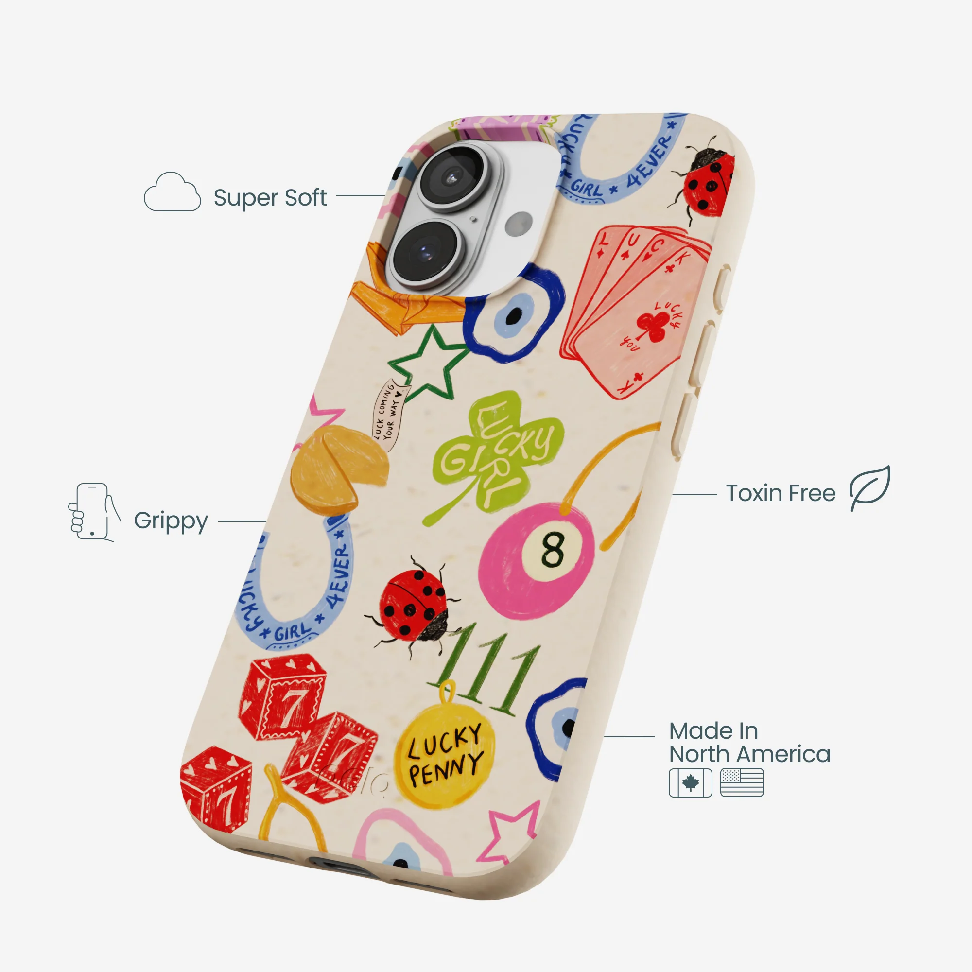 Seashell Lucky Me iPhone 17 Case - Image 4