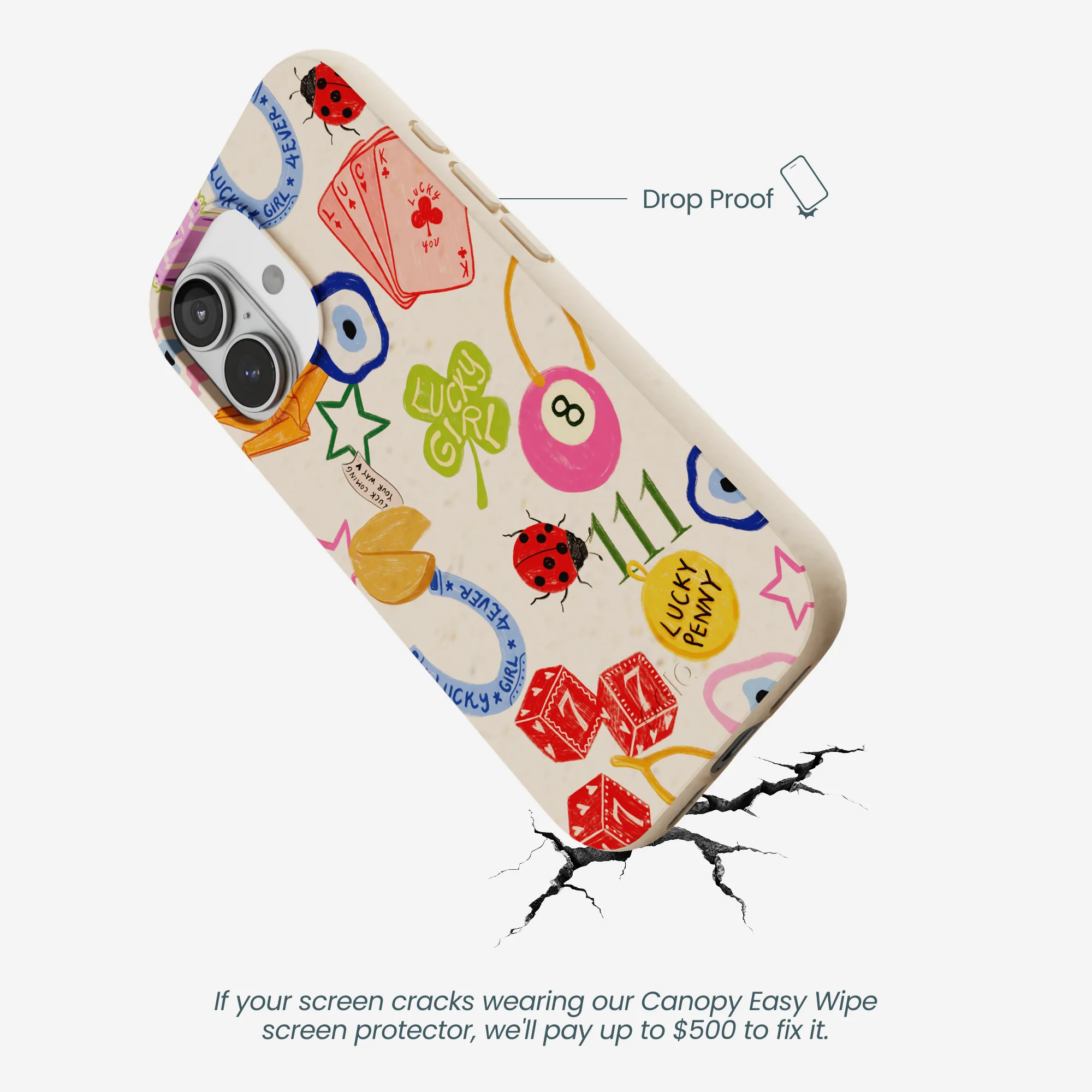 Seashell Lucky Me iPhone 17 Case - Image 5
