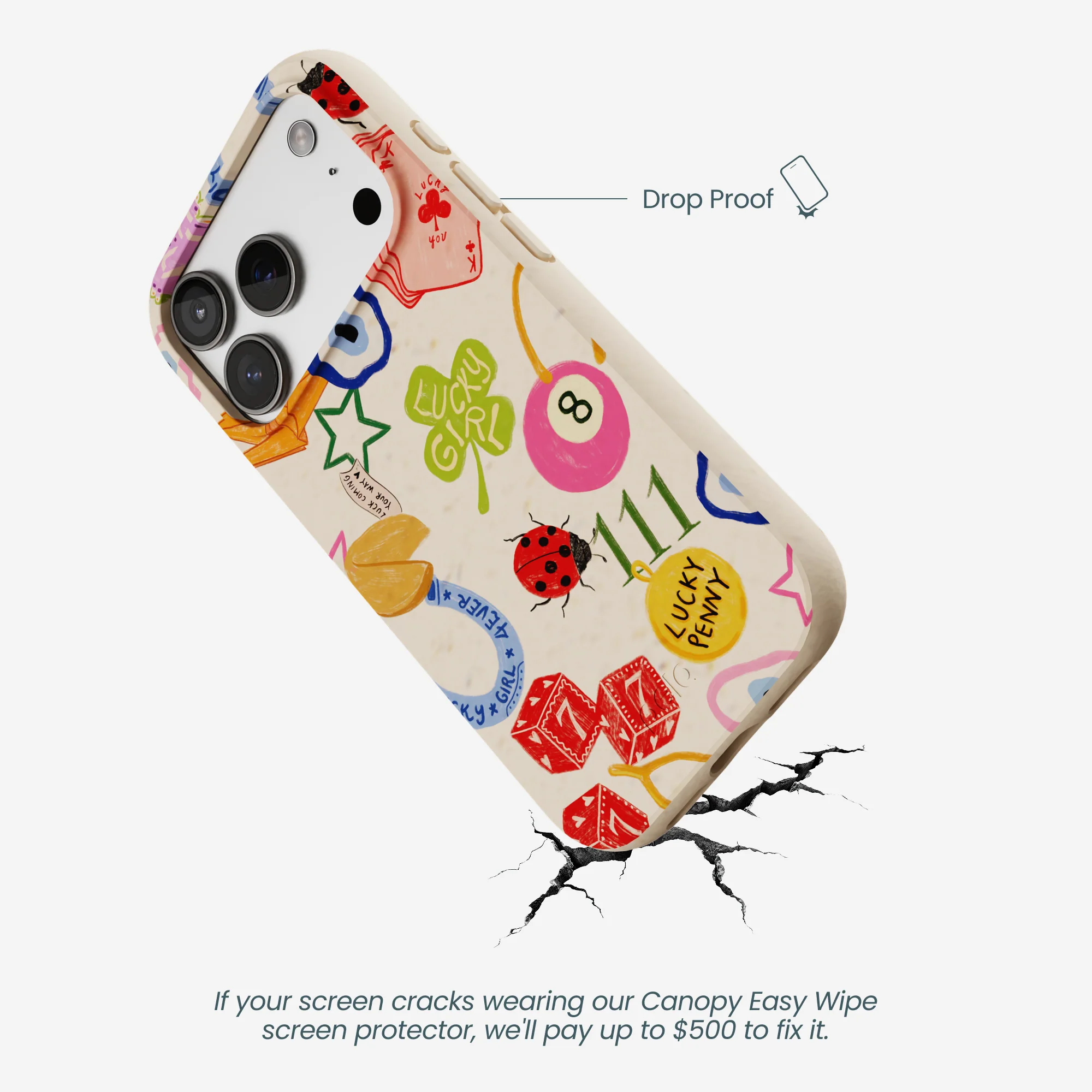 Seashell Lucky Me iPhone 17 Pro Case - Image 5