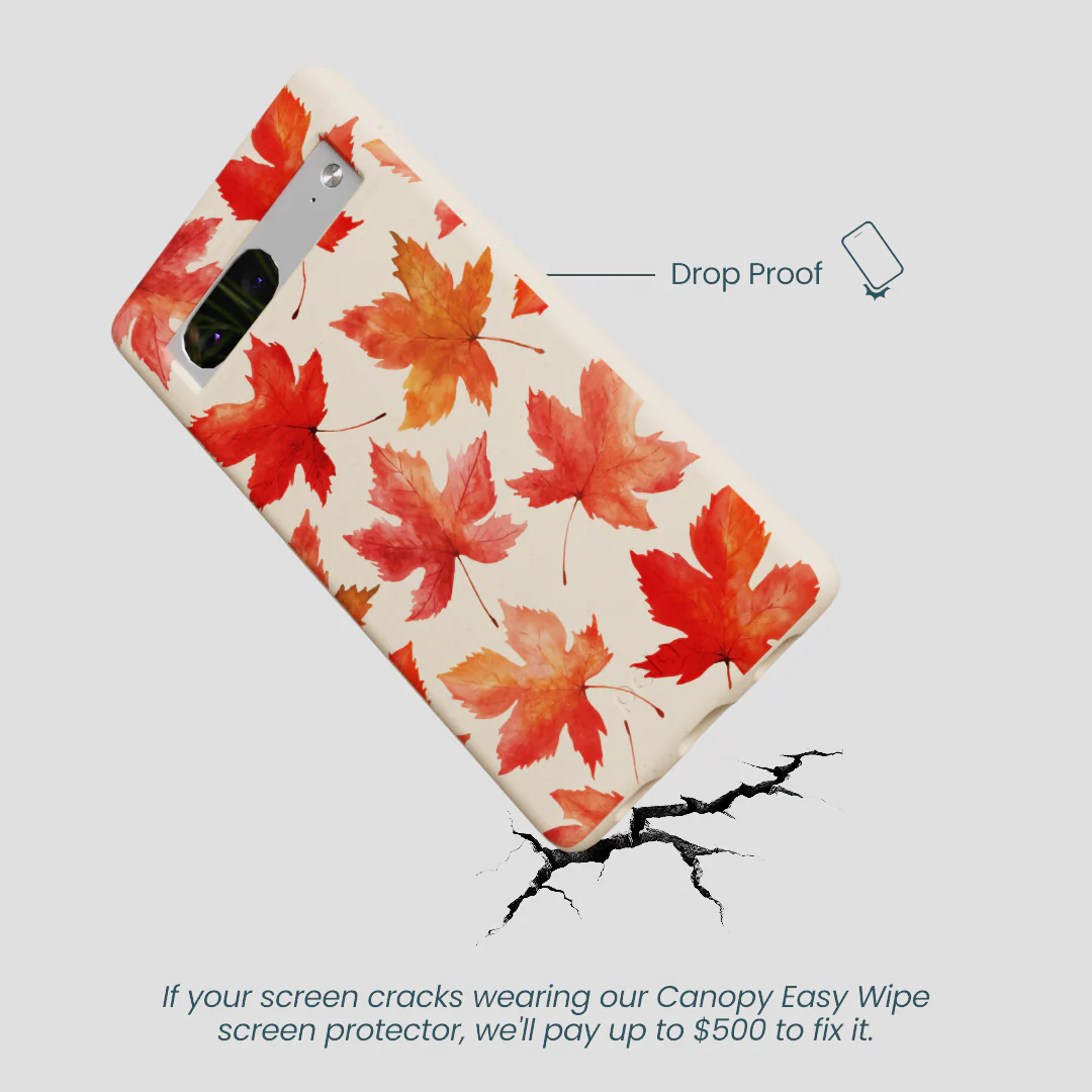 Seashell Maple Leaf Google Pixel 7a Case - Image 5