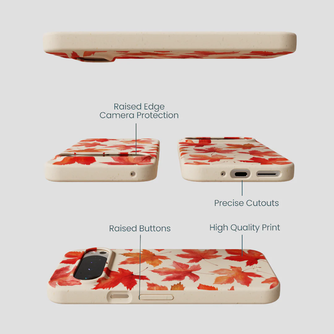 Seashell Maple Leaf Google Pixel 9/9 Pro Case - Image 3