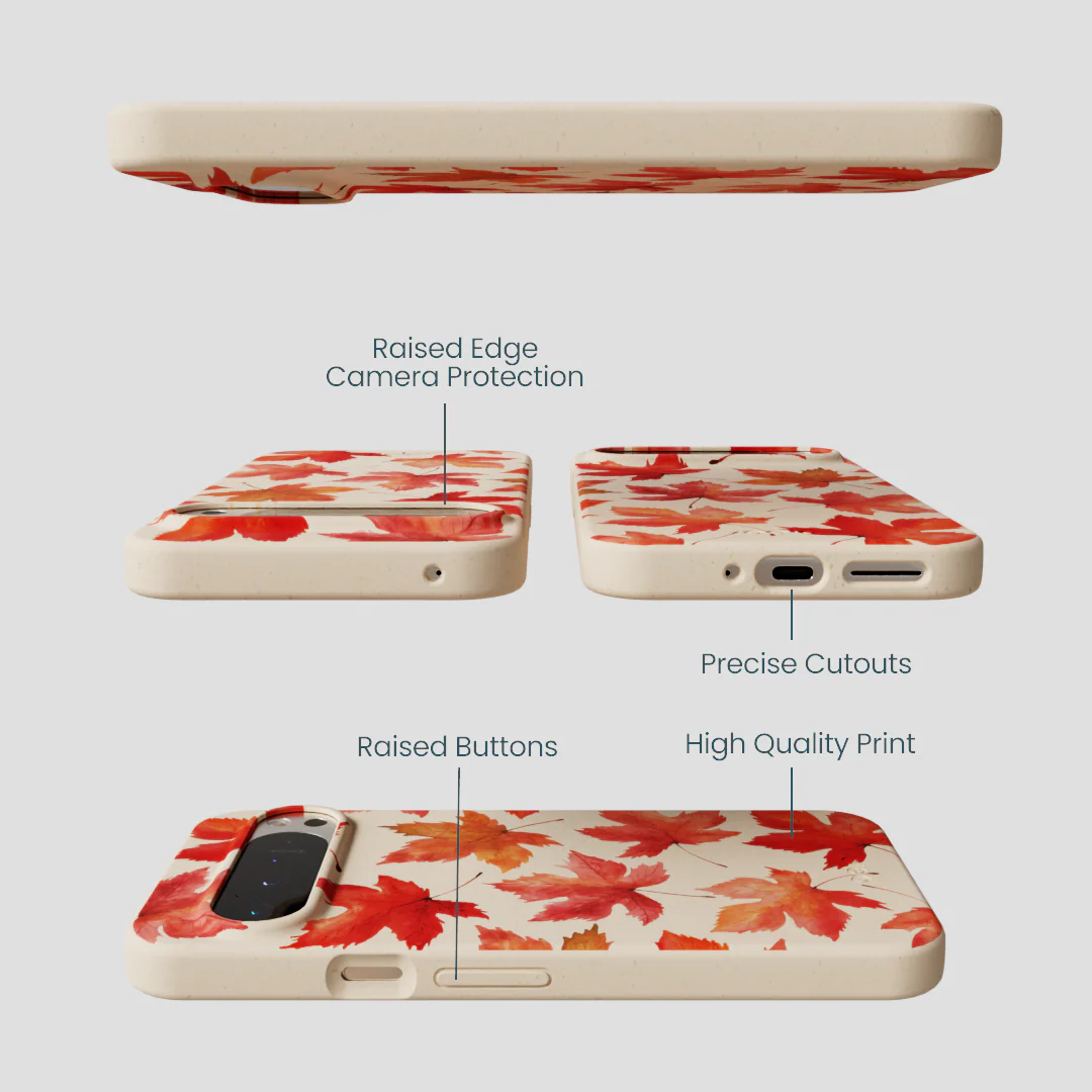 Seashell Maple Leaf Google Pixel 9 Pro XL Case - Image 3