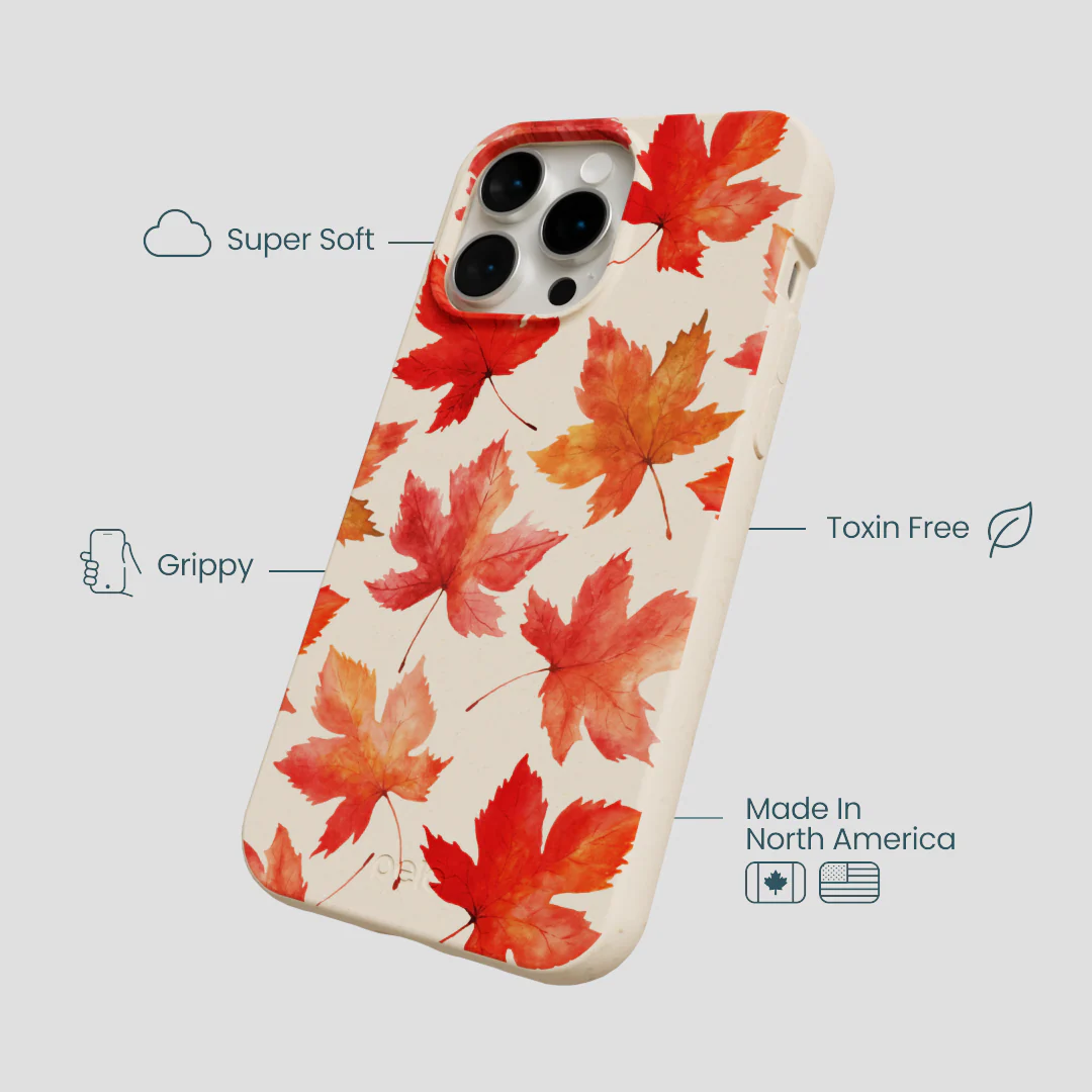 Seashell Maple Leaf iPhone 14 Pro Max Case - Image 4