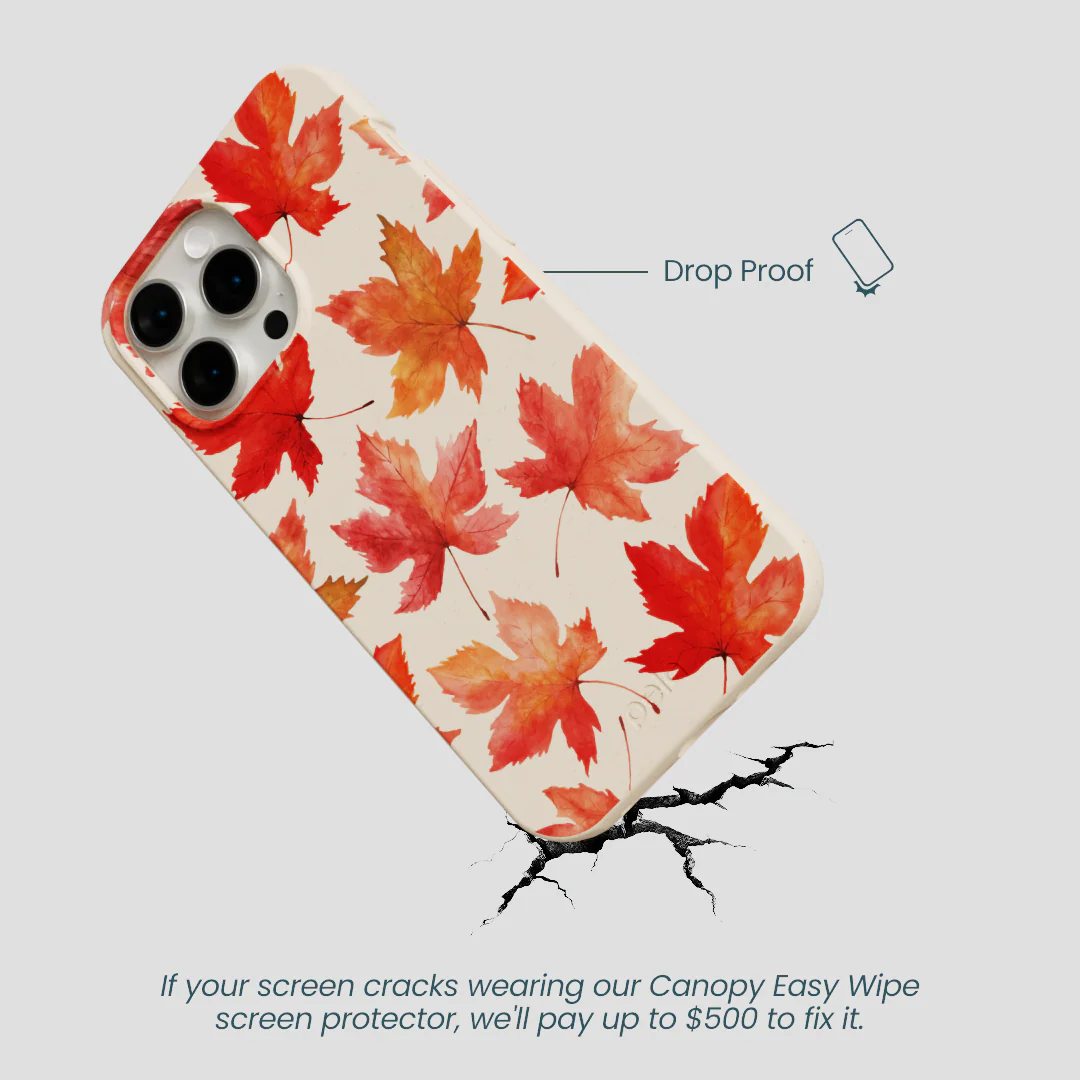 Seashell Maple Leaf iPhone 14 Pro Max Case - Image 5