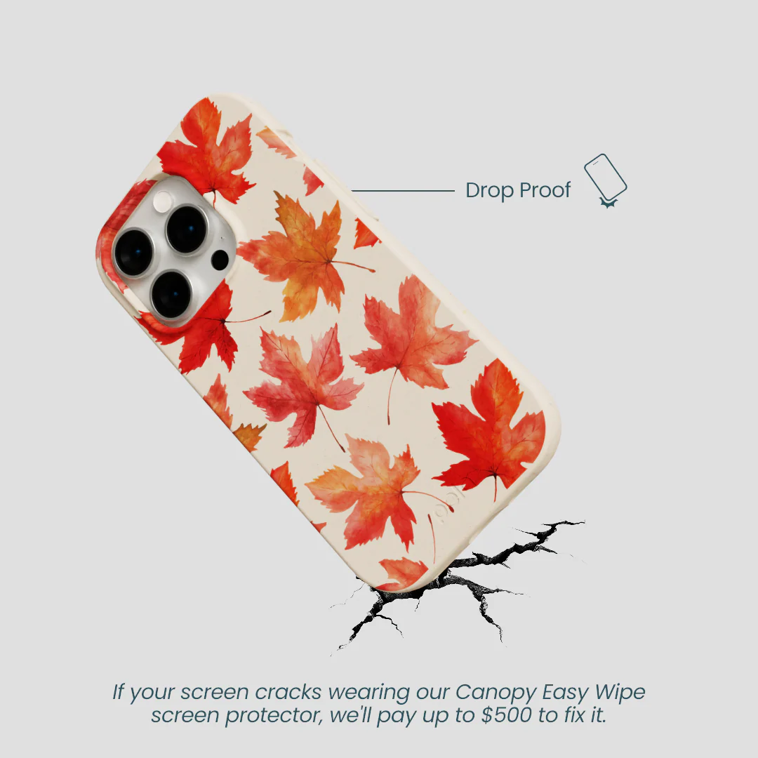 Seashell Maple Leaf iPhone 15 Pro Case - Image 5