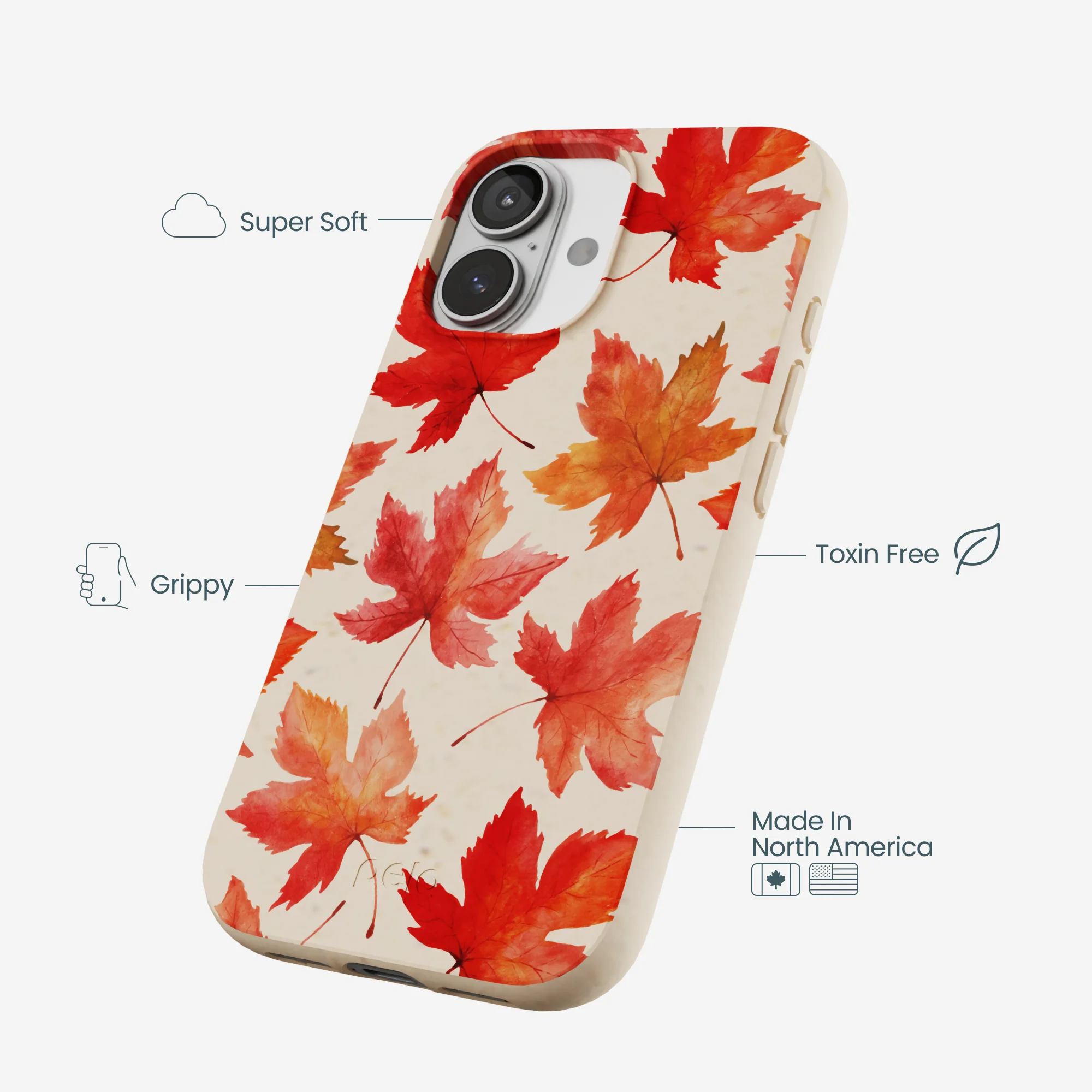 Seashell Maple Leaf iPhone 17 Case - Image 4