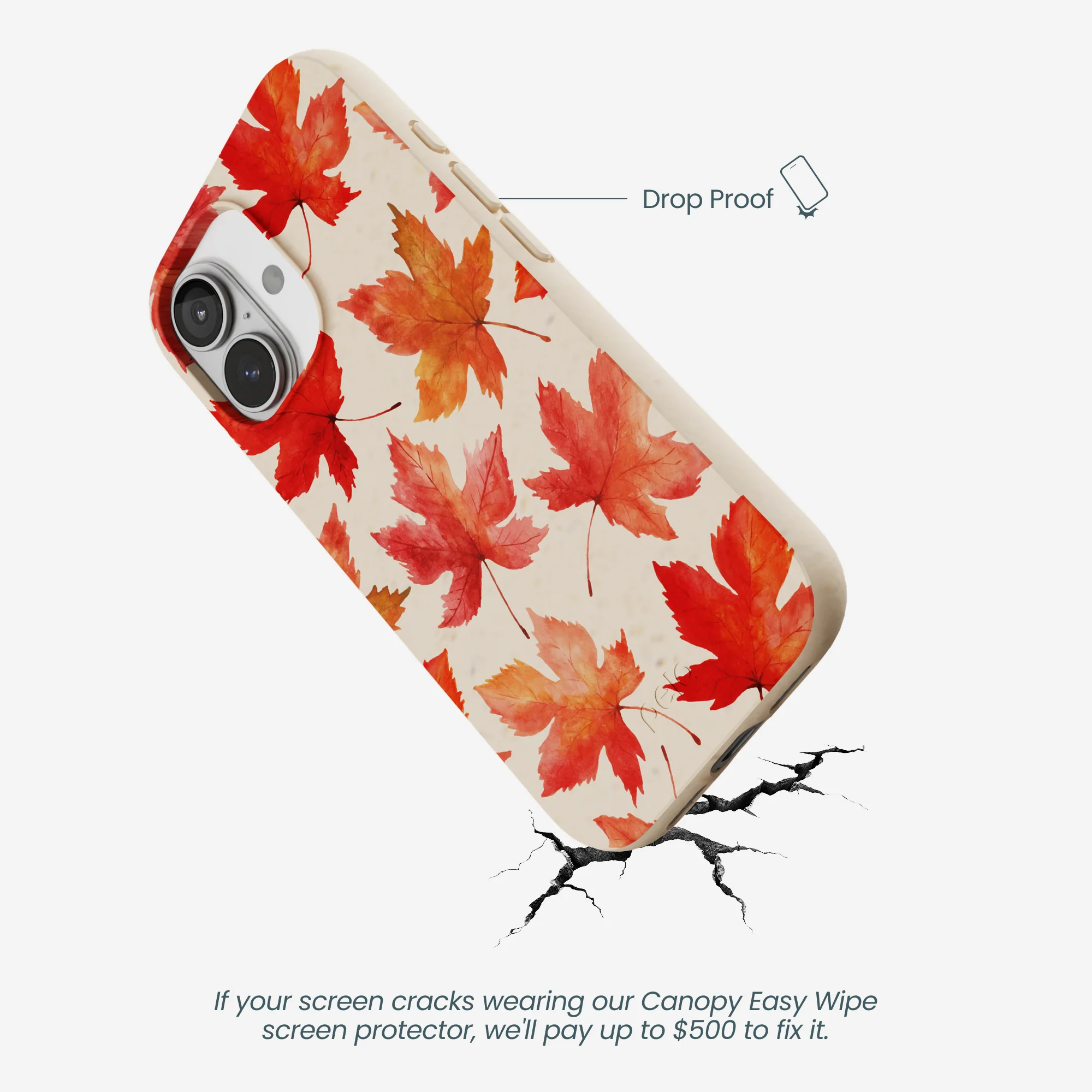 Seashell Maple Leaf iPhone 17 Case - Image 5