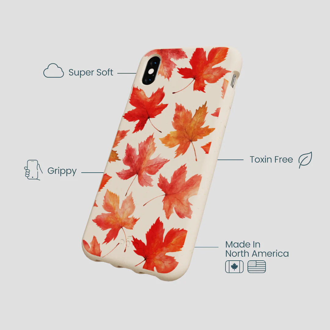 Seashell Maple Leaf iPhone XR Case - Image 4