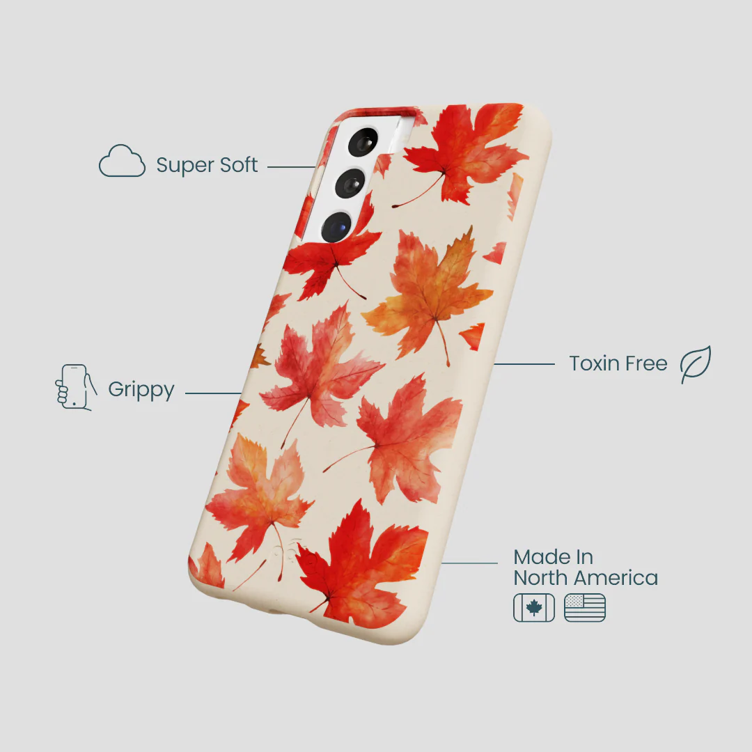 Seashell Maple Leaf Samsung Galaxy S21 Case - Image 4
