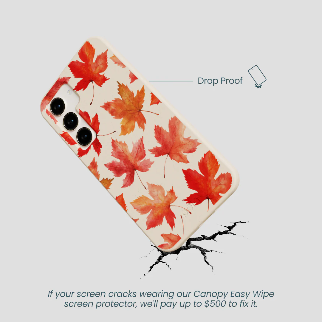 Seashell Maple Leaf Samsung Galaxy S23 Case - Image 5
