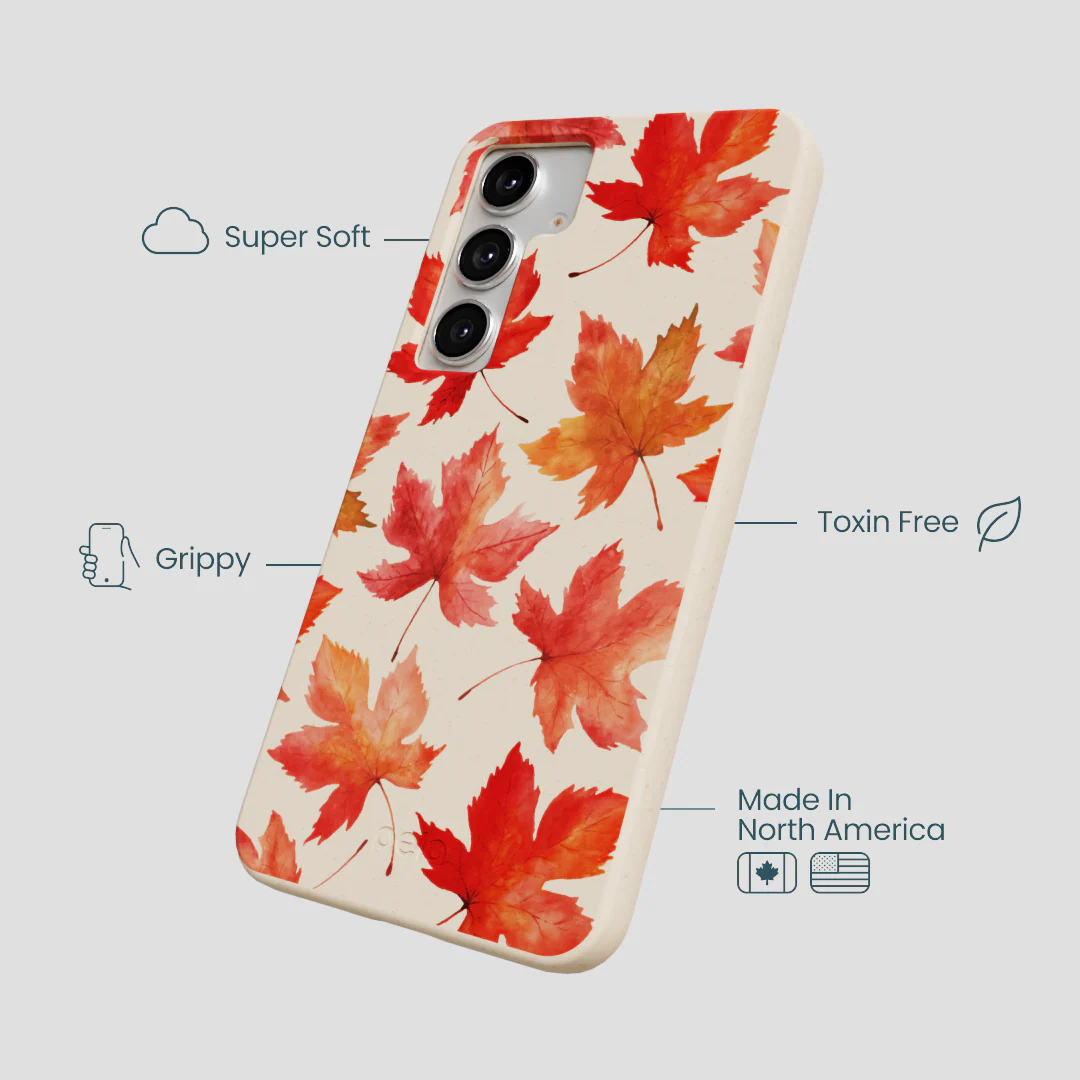 Seashell Maple Leaf Samsung Galaxy S25+(Plus) Case - Image 4