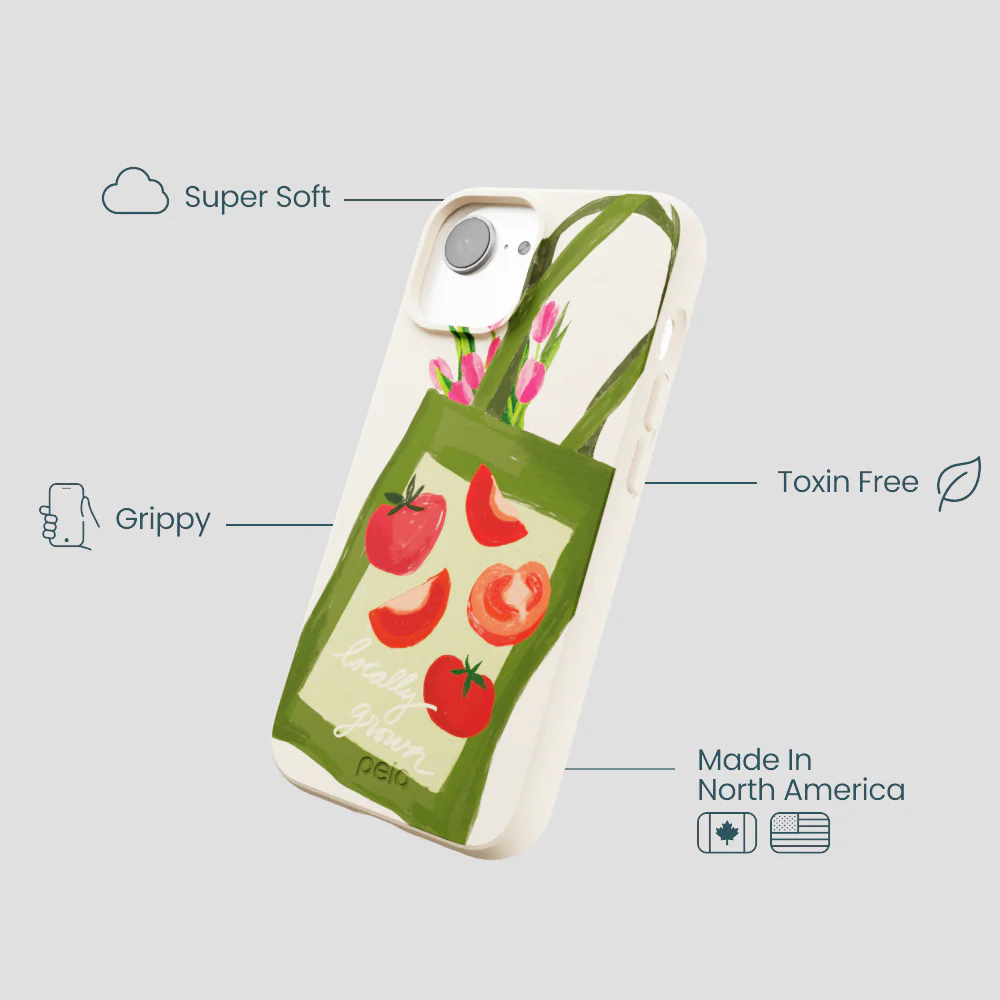 Seashell Market Tote iPhone 16e/17e Case - Image 4