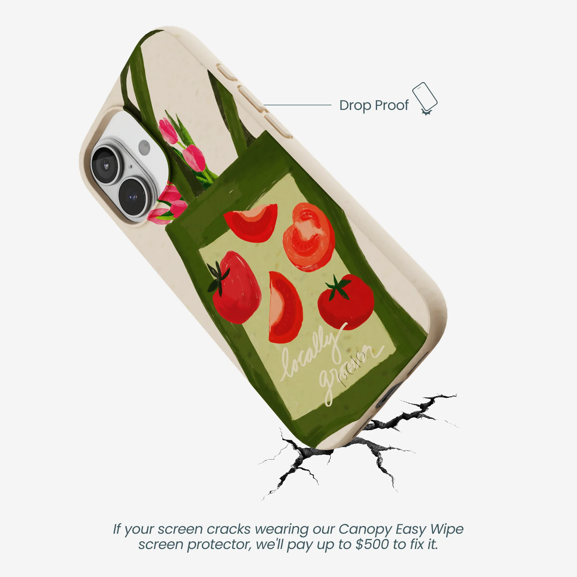 Seashell Market Tote iPhone 17 Case - Image 5