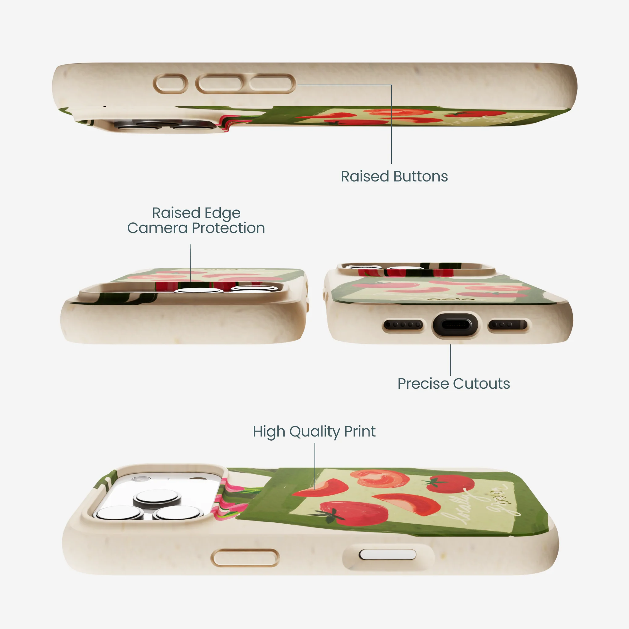 Seashell Market Tote iPhone 17 Pro Case - Image 3