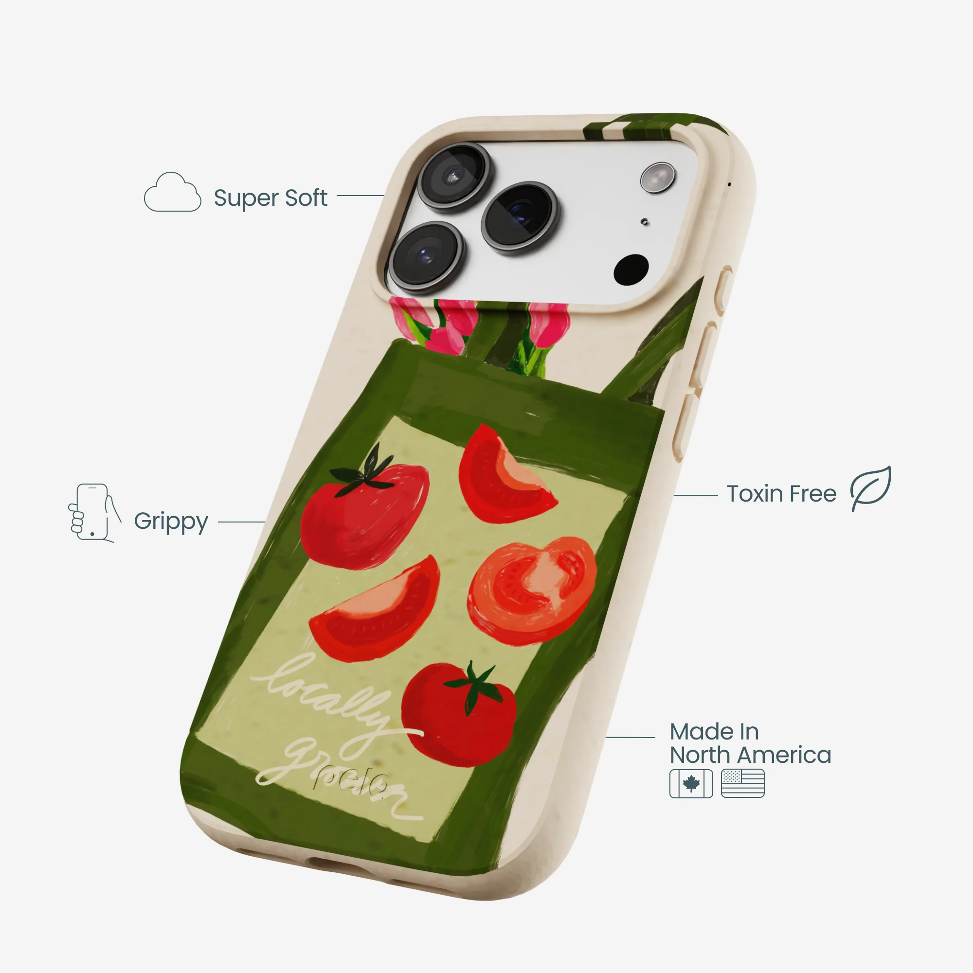 Seashell Market Tote iPhone 17 Pro Case - Image 4