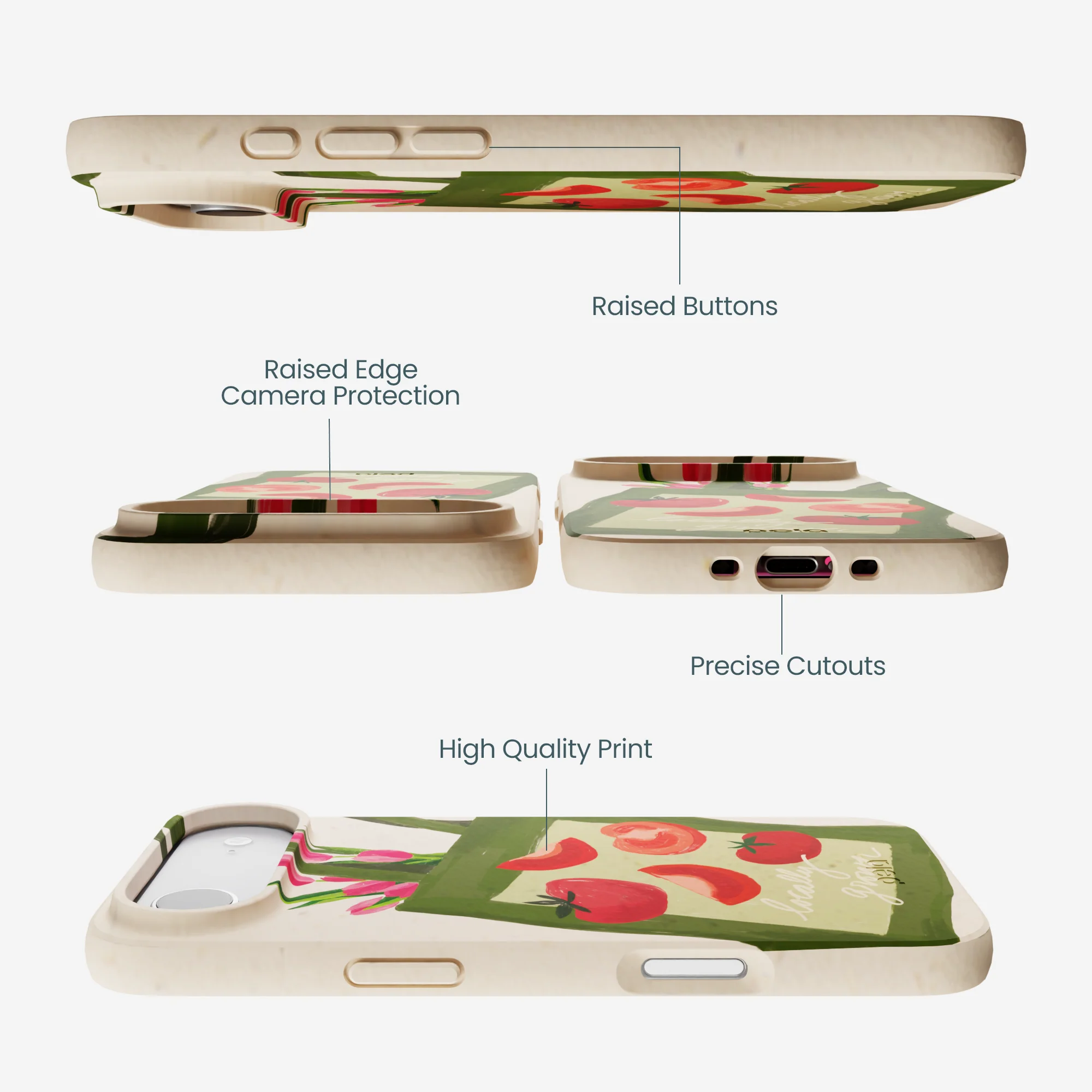 Seashell Market Tote iPhone Air Case - Image 2