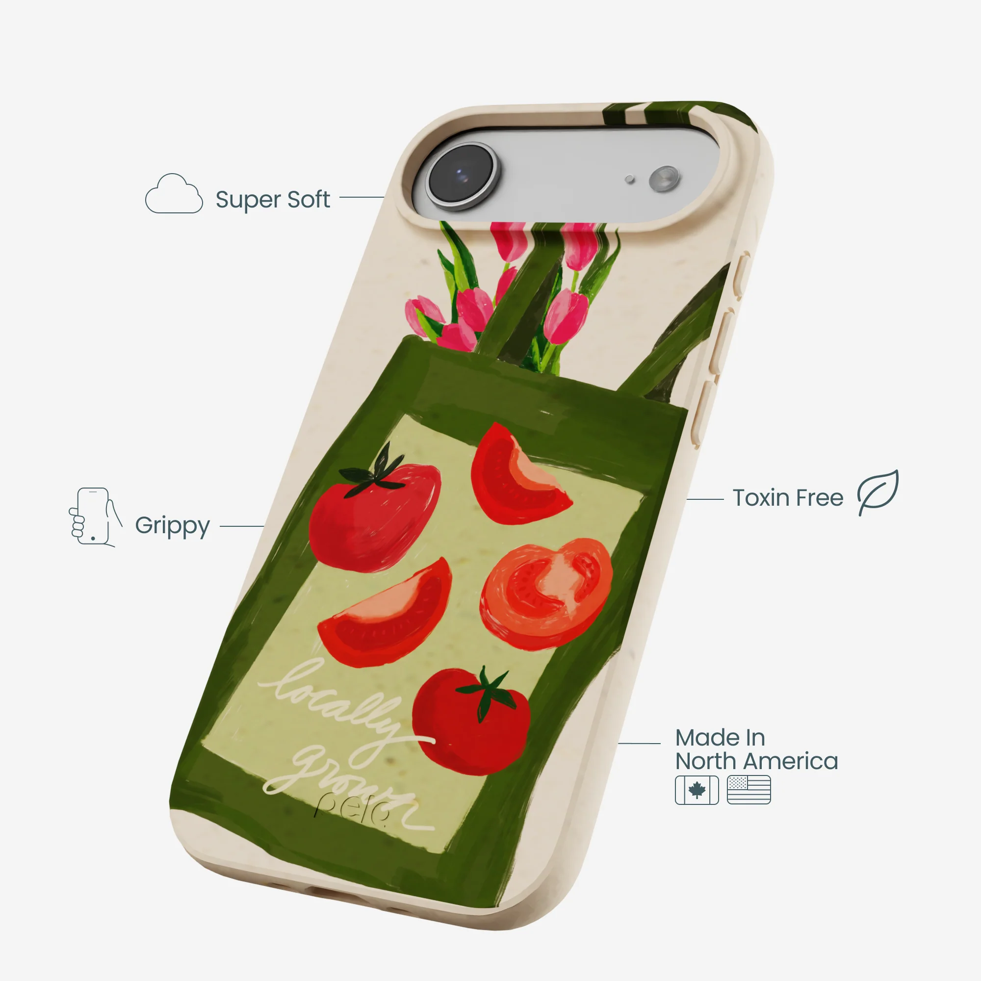 Seashell Market Tote iPhone Air Case - Image 3