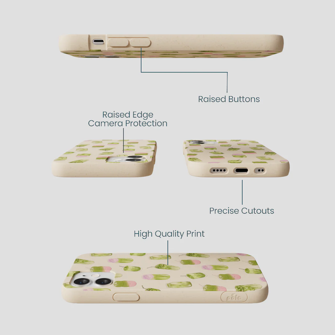 Seashell Matcha Love iPhone 12 Mini Case - Image 3