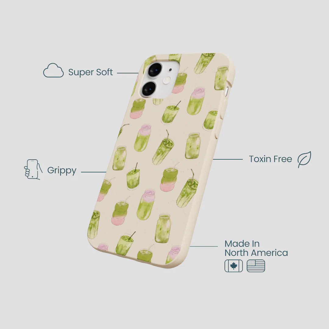 Seashell Matcha Love iPhone 12 Mini Case - Image 4