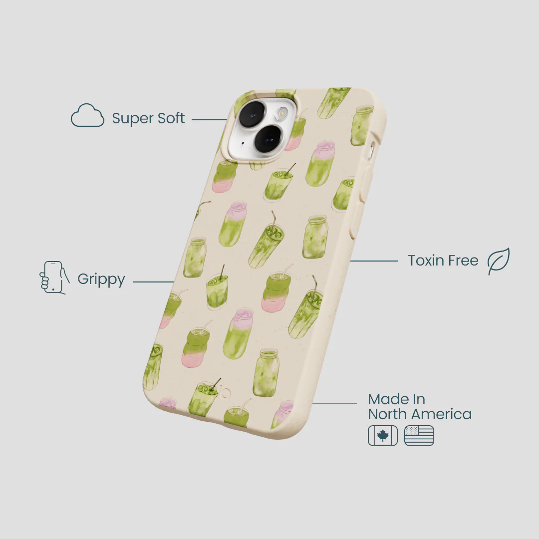 Seashell Matcha Love iPhone 13 Mini Case - Image 4
