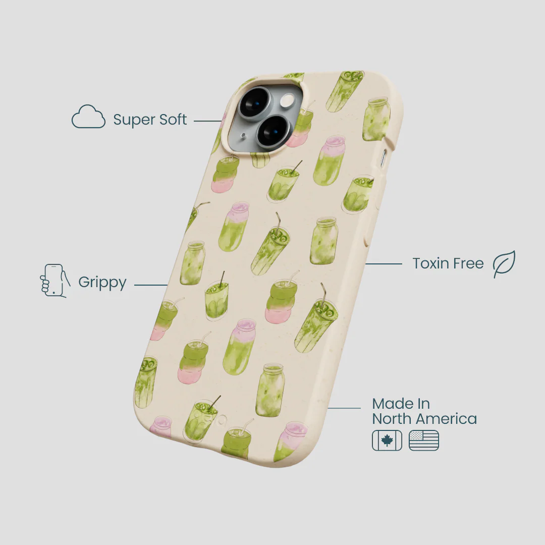 Seashell Matcha Love iPhone 14 Case - Image 4